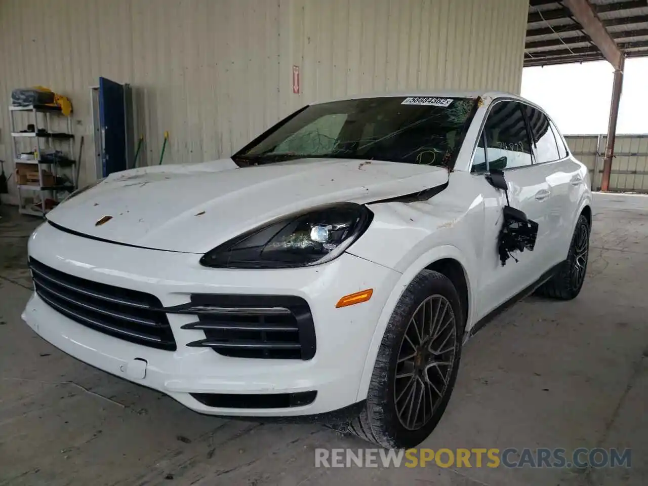 2 Photograph of a damaged car WP1AA2AY2LDA03396 PORSCHE CAYENNE 2020