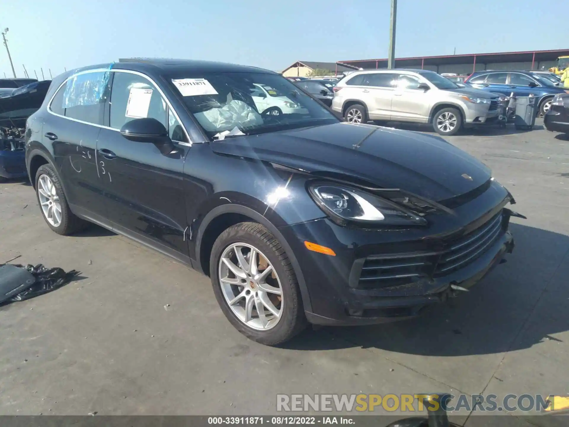 1 Photograph of a damaged car WP1AA2AY2LDA03642 PORSCHE CAYENNE 2020