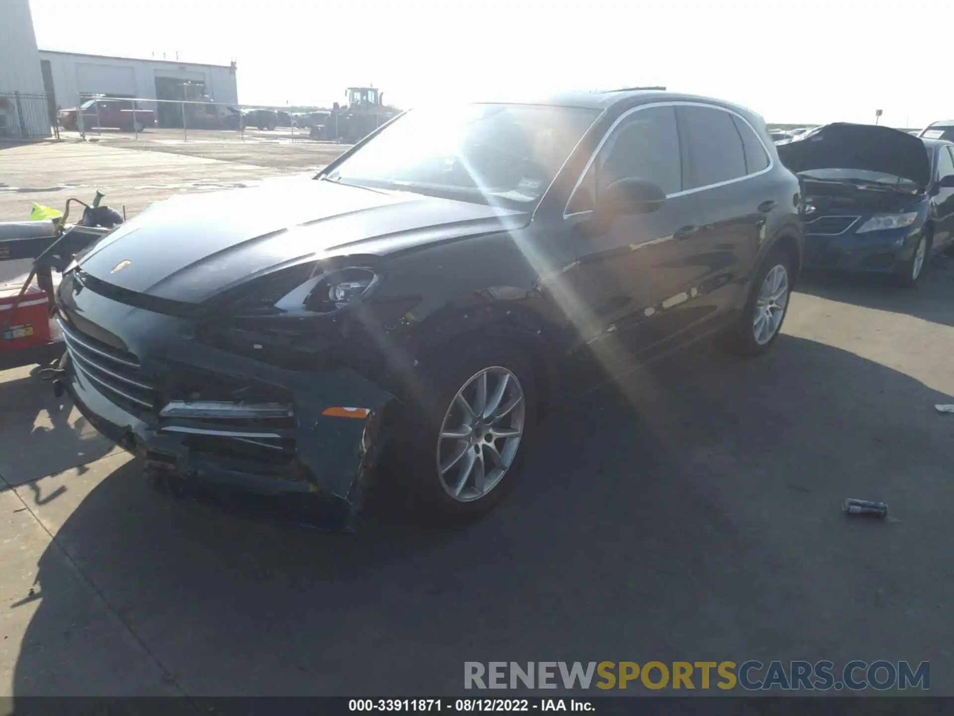 2 Photograph of a damaged car WP1AA2AY2LDA03642 PORSCHE CAYENNE 2020