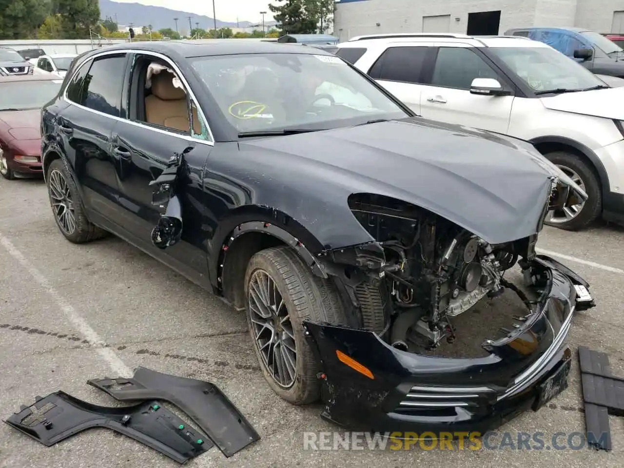 1 Photograph of a damaged car WP1AA2AY2LDA04676 PORSCHE CAYENNE 2020