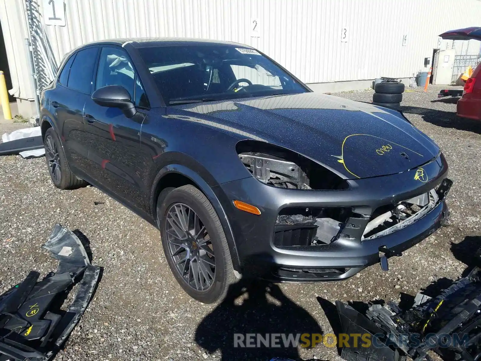 1 Photograph of a damaged car WP1AA2AY2LDA10848 PORSCHE CAYENNE 2020