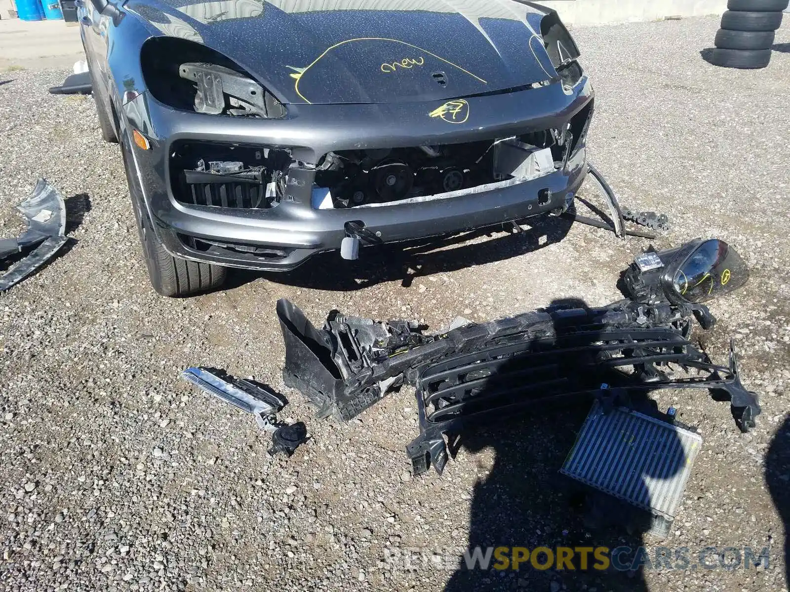 9 Photograph of a damaged car WP1AA2AY2LDA10848 PORSCHE CAYENNE 2020