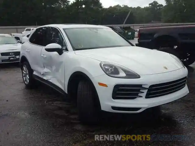 1 Photograph of a damaged car WP1AA2AY3LDA00104 PORSCHE CAYENNE 2020