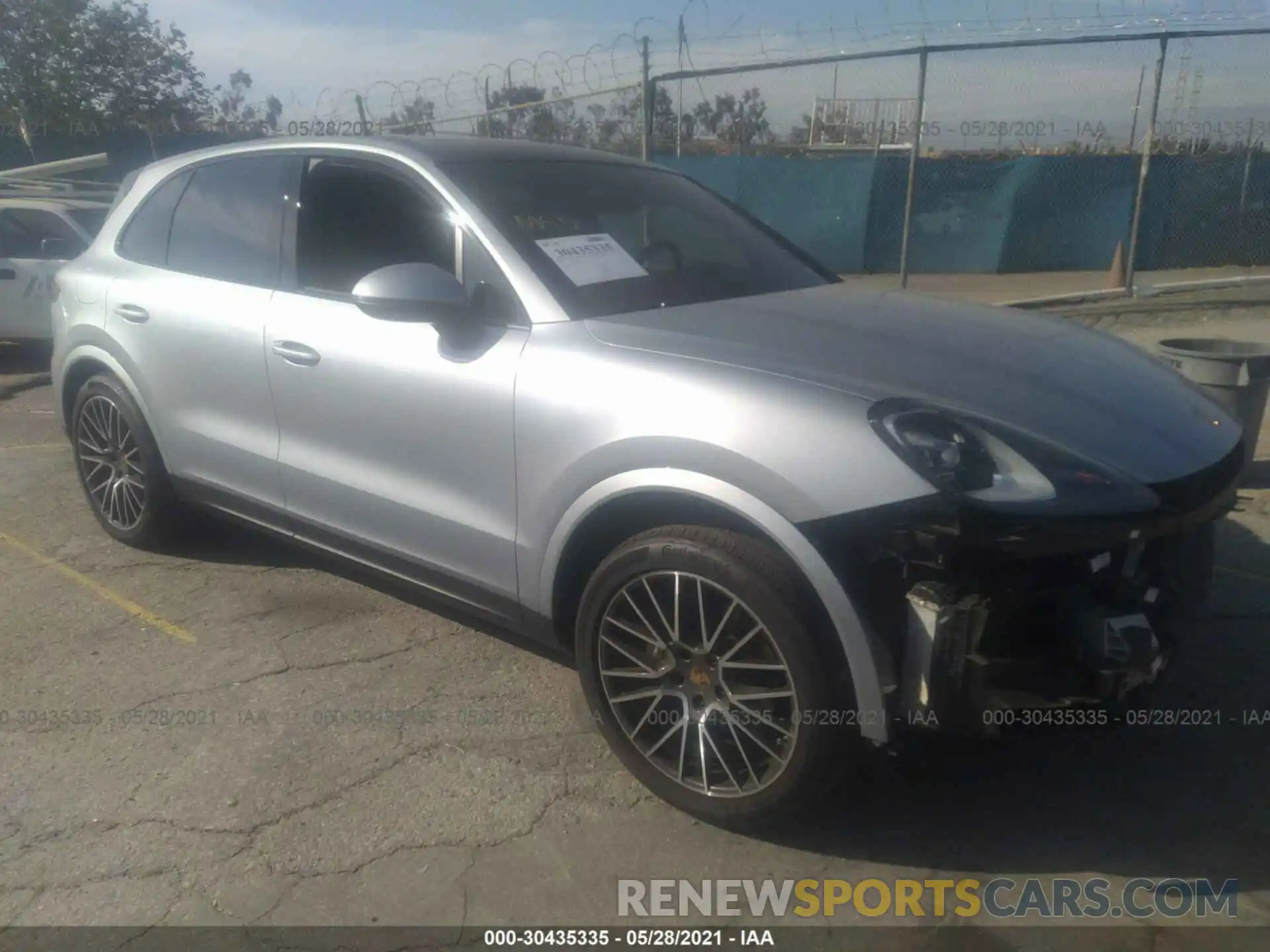 1 Photograph of a damaged car WP1AA2AY3LDA01141 PORSCHE CAYENNE 2020