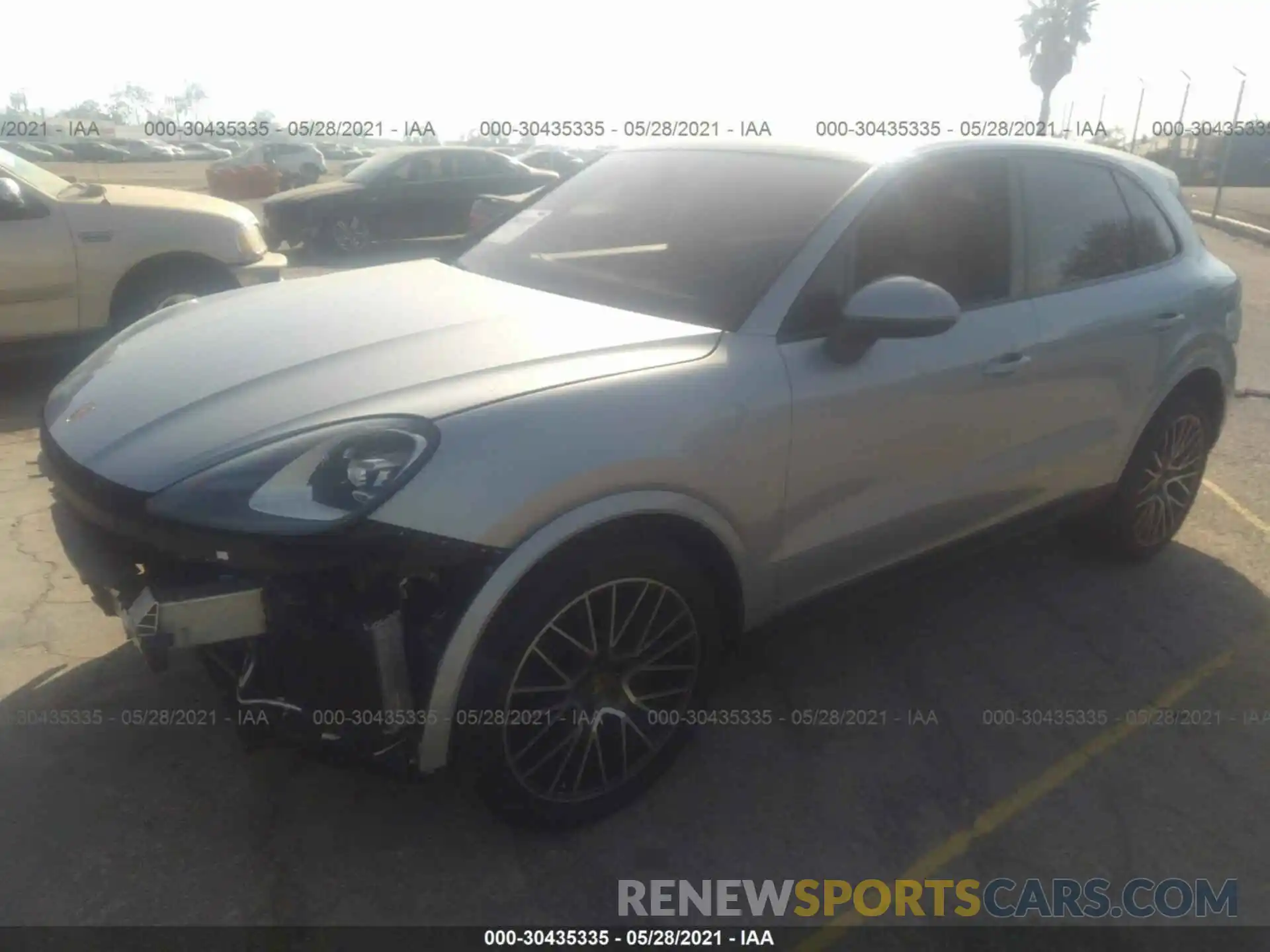 2 Photograph of a damaged car WP1AA2AY3LDA01141 PORSCHE CAYENNE 2020