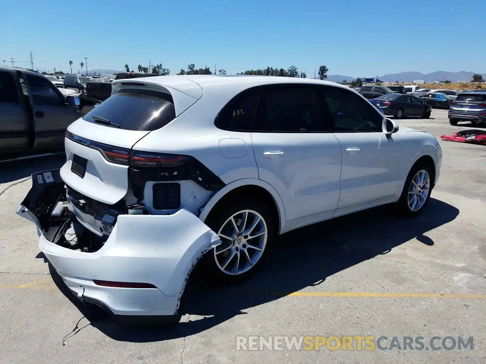 4 Photograph of a damaged car WP1AA2AY3LDA07120 PORSCHE CAYENNE 2020