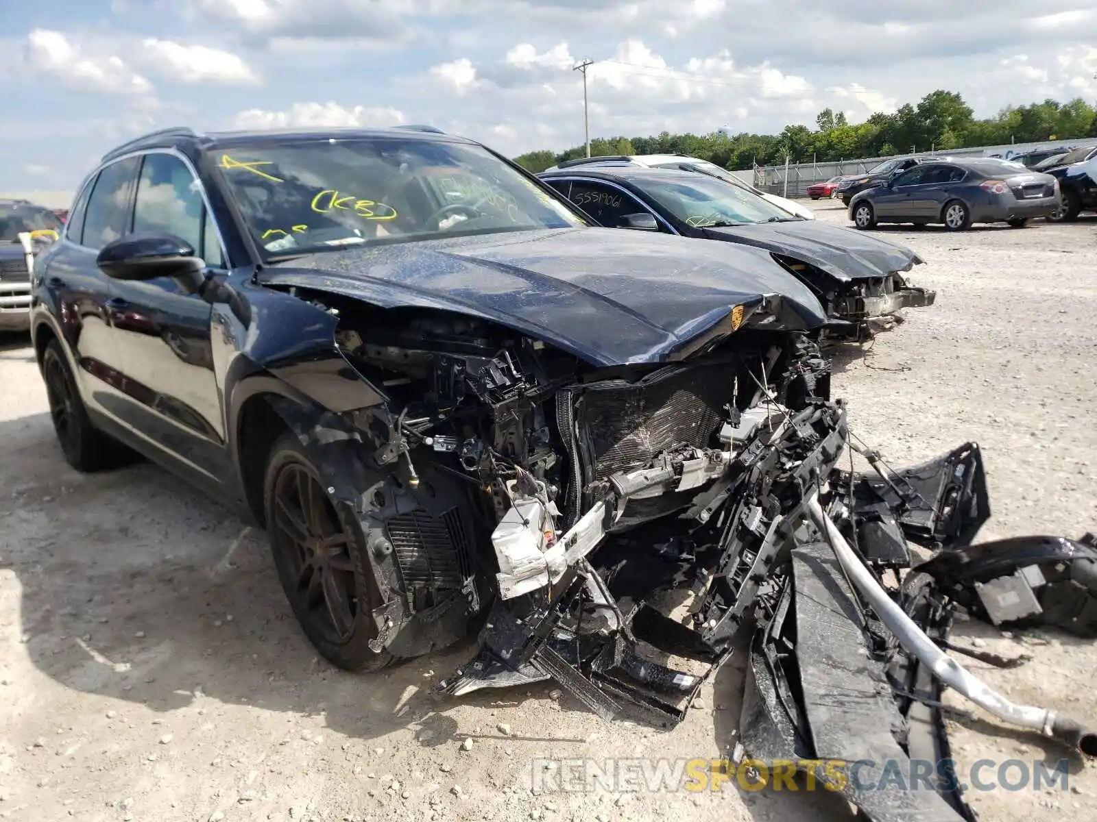 1 Photograph of a damaged car WP1AA2AY3LDA09367 PORSCHE CAYENNE 2020