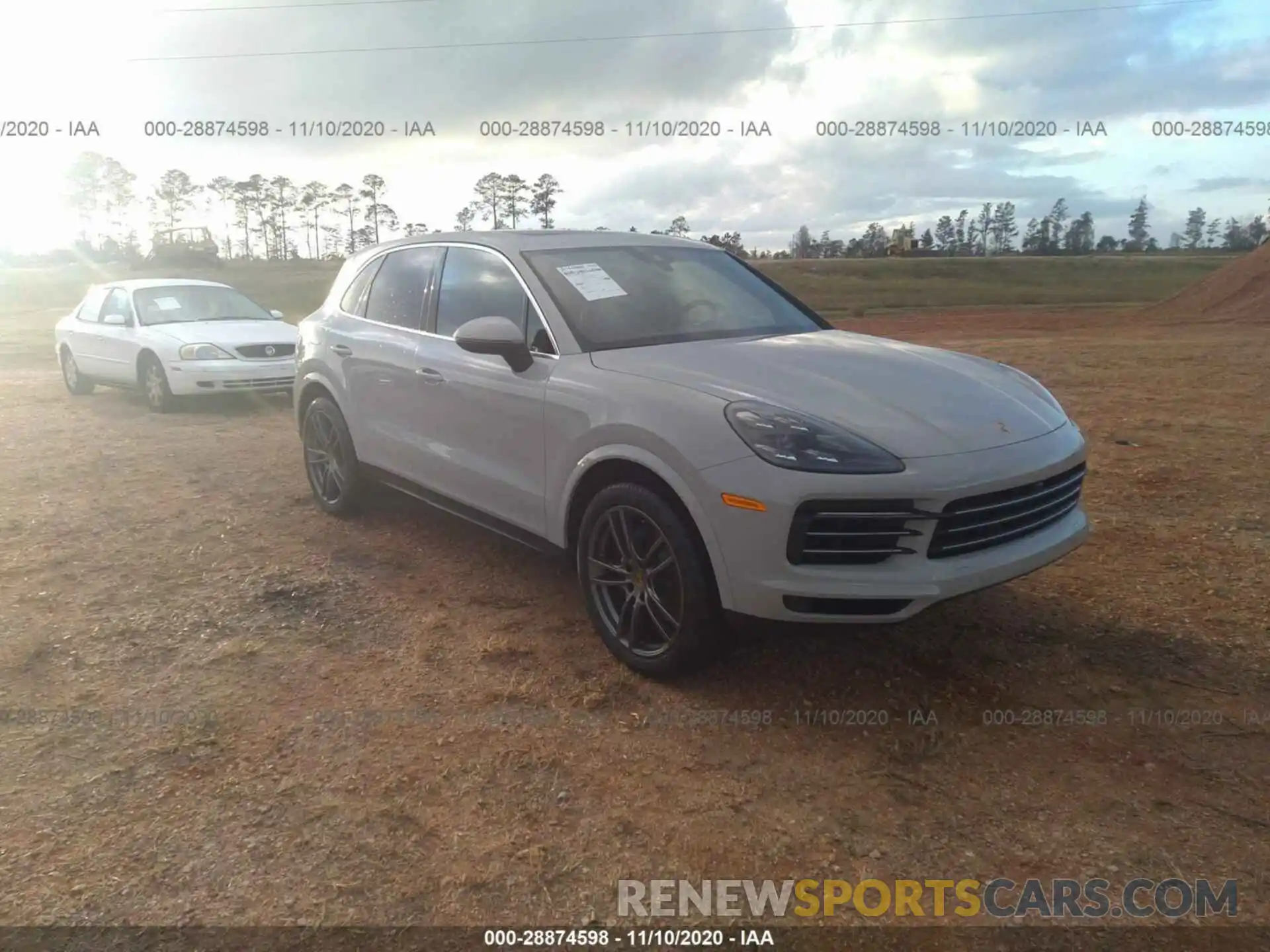 1 Photograph of a damaged car WP1AA2AY3LDA10633 PORSCHE CAYENNE 2020