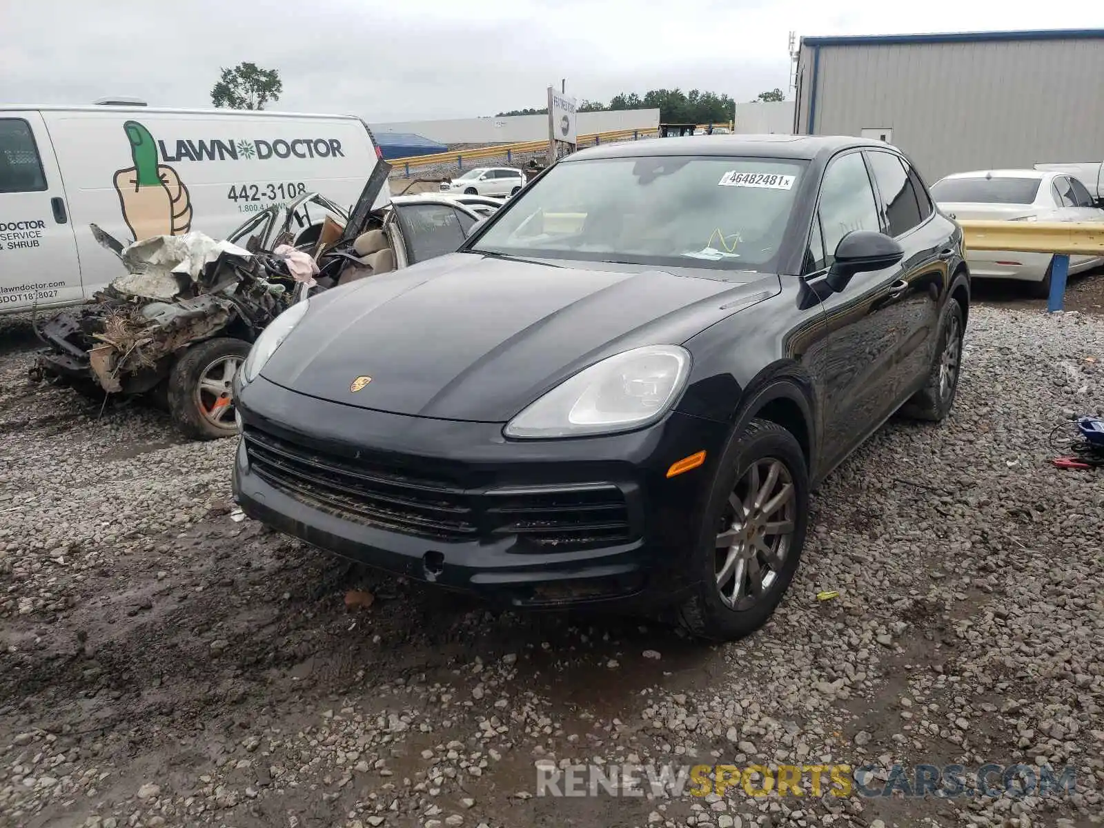 2 Photograph of a damaged car WP1AA2AY4LDA02153 PORSCHE CAYENNE 2020