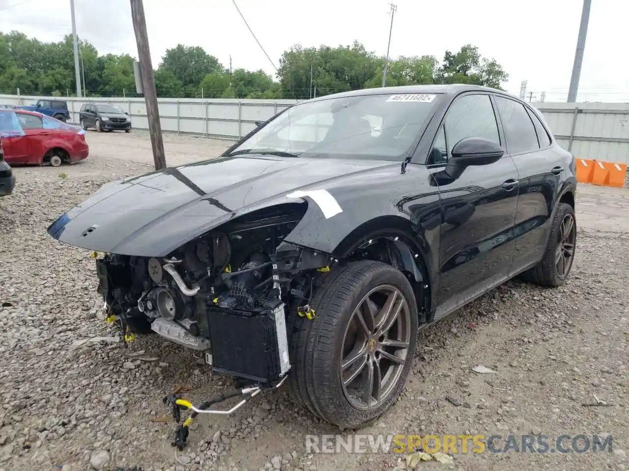 2 Photograph of a damaged car WP1AA2AY4LDA03089 PORSCHE CAYENNE 2020