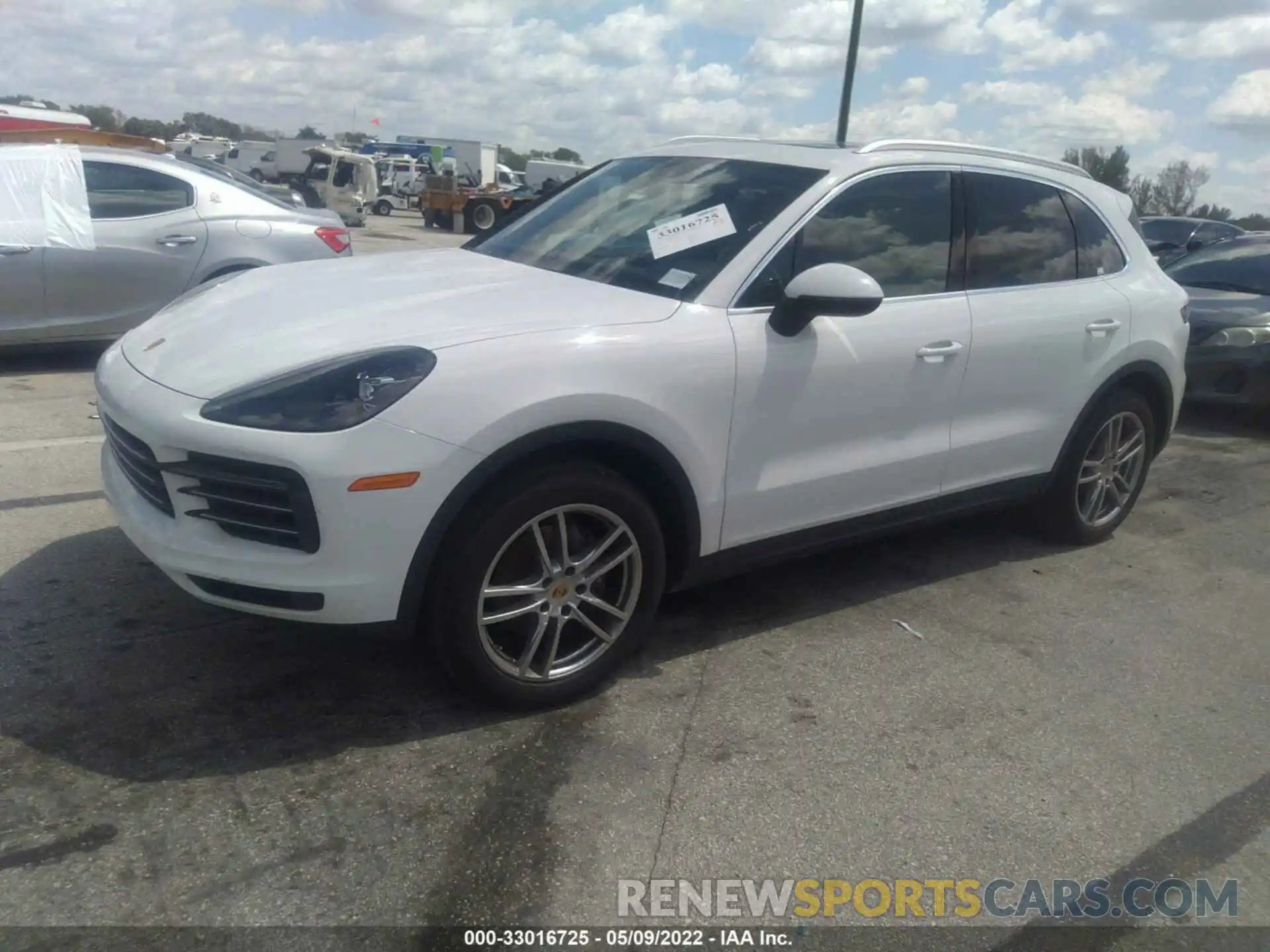 2 Photograph of a damaged car WP1AA2AY4LDA10205 PORSCHE CAYENNE 2020