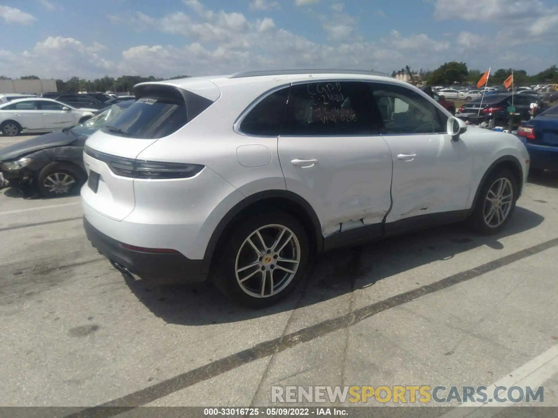 4 Photograph of a damaged car WP1AA2AY4LDA10205 PORSCHE CAYENNE 2020