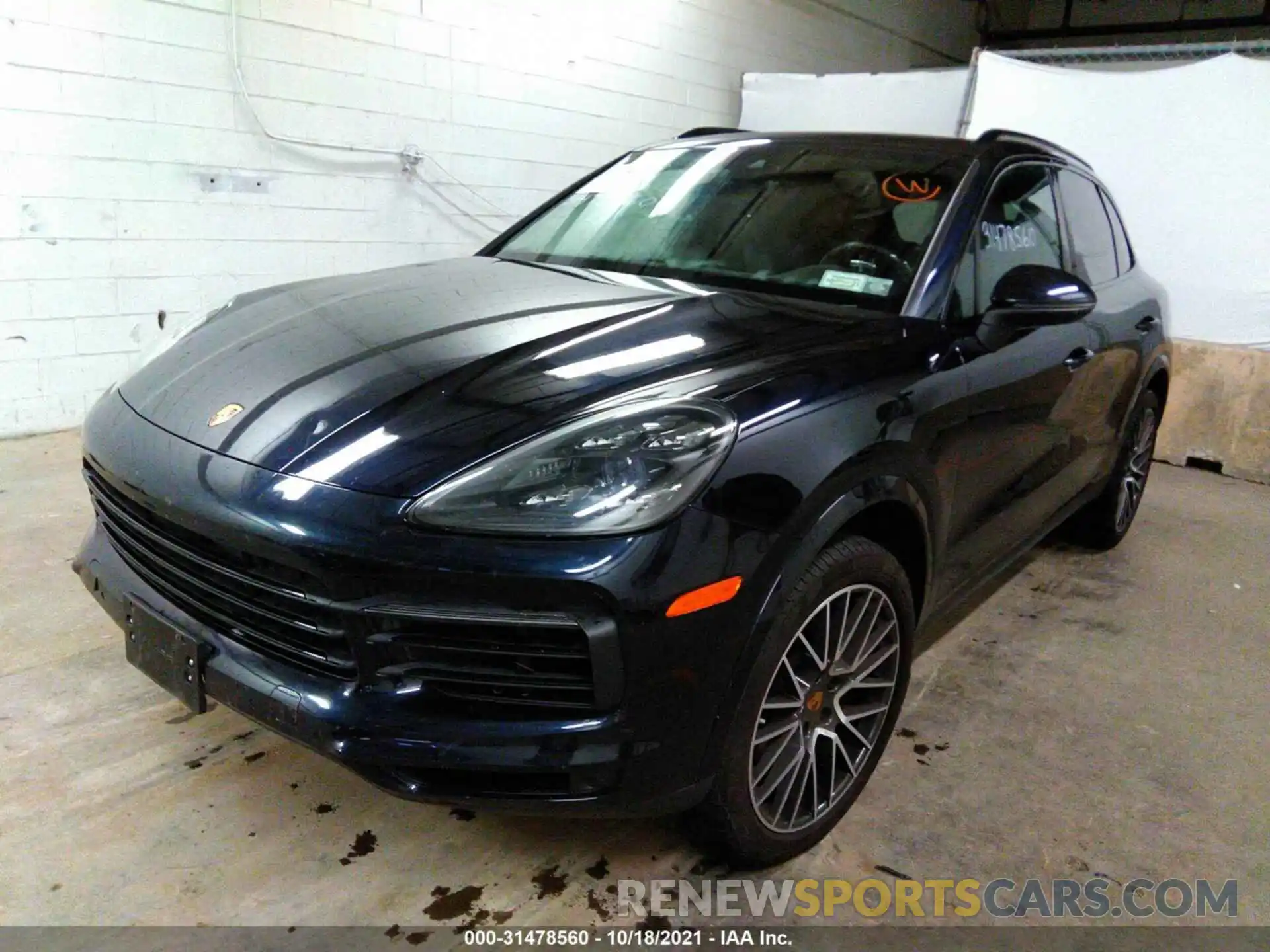 2 Photograph of a damaged car WP1AA2AY5LDA00668 PORSCHE CAYENNE 2020