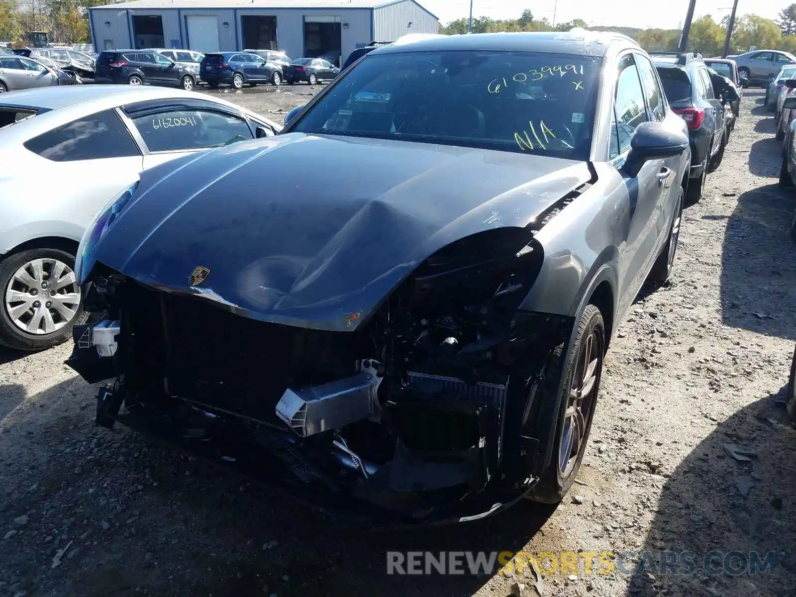 2 Photograph of a damaged car WP1AA2AY5LDA01643 PORSCHE CAYENNE 2020