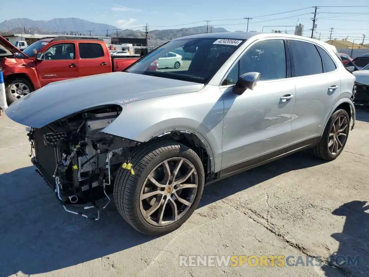 1 Photograph of a damaged car WP1AA2AY5LDA02940 PORSCHE CAYENNE 2020