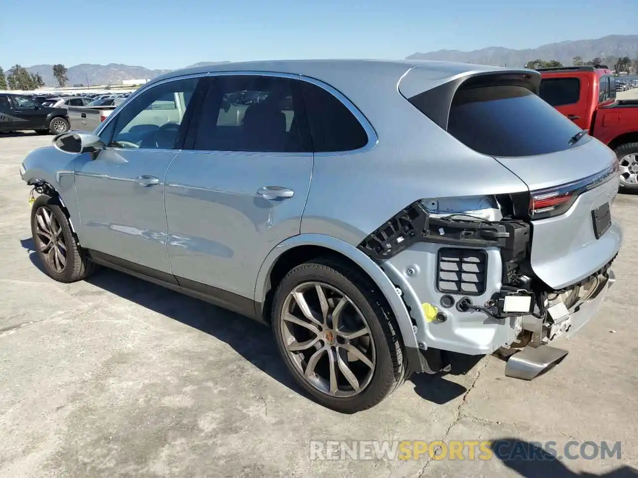 2 Photograph of a damaged car WP1AA2AY5LDA02940 PORSCHE CAYENNE 2020