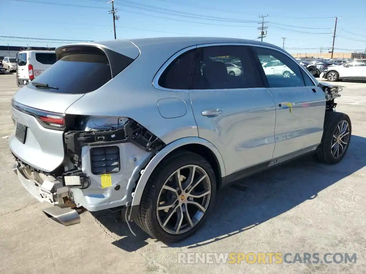 3 Photograph of a damaged car WP1AA2AY5LDA02940 PORSCHE CAYENNE 2020