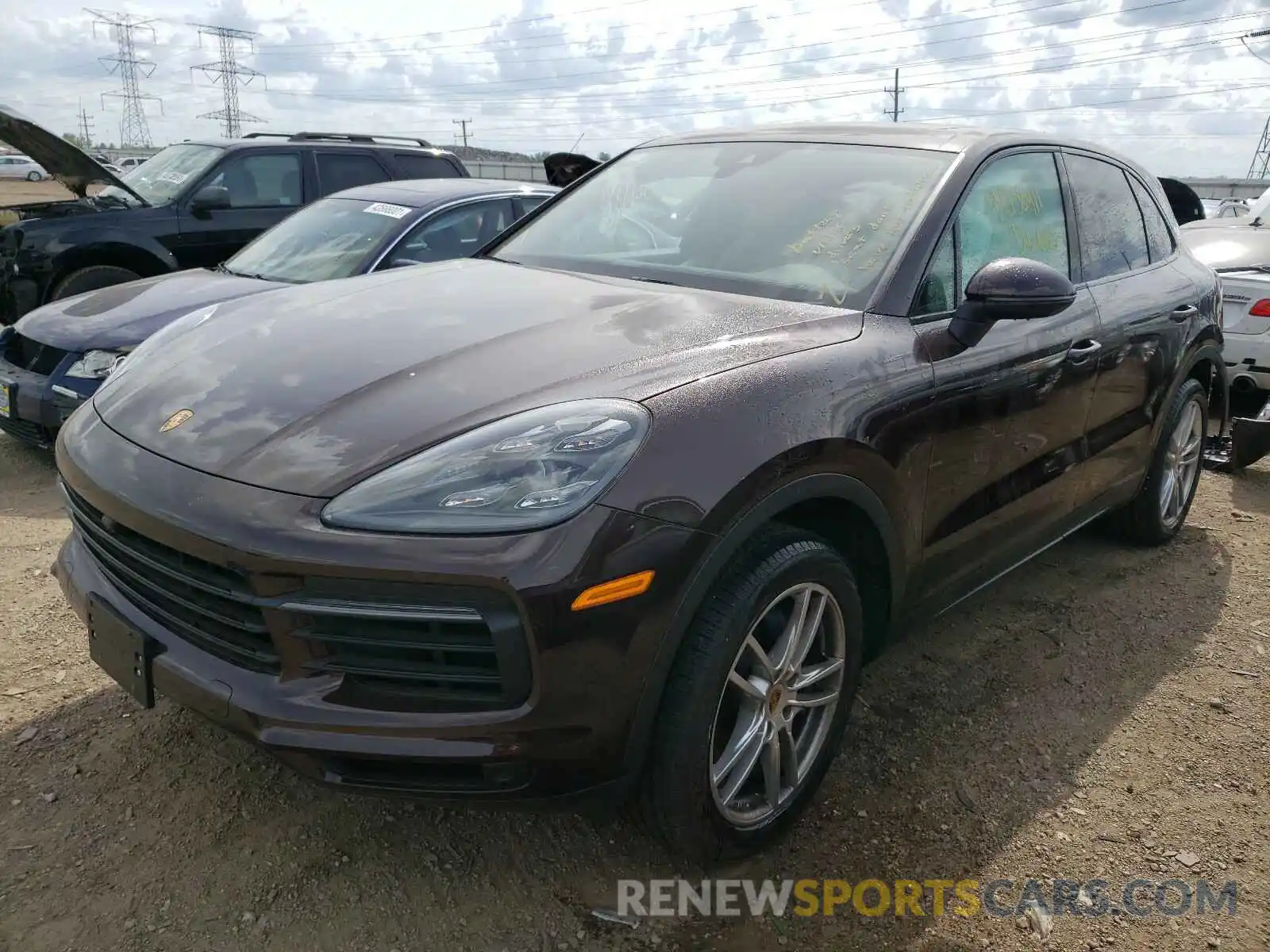 2 Photograph of a damaged car WP1AA2AY5LDA03781 PORSCHE CAYENNE 2020