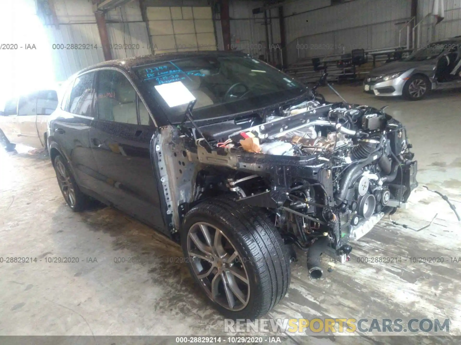 1 Photograph of a damaged car WP1AA2AY5LDA04848 PORSCHE CAYENNE 2020