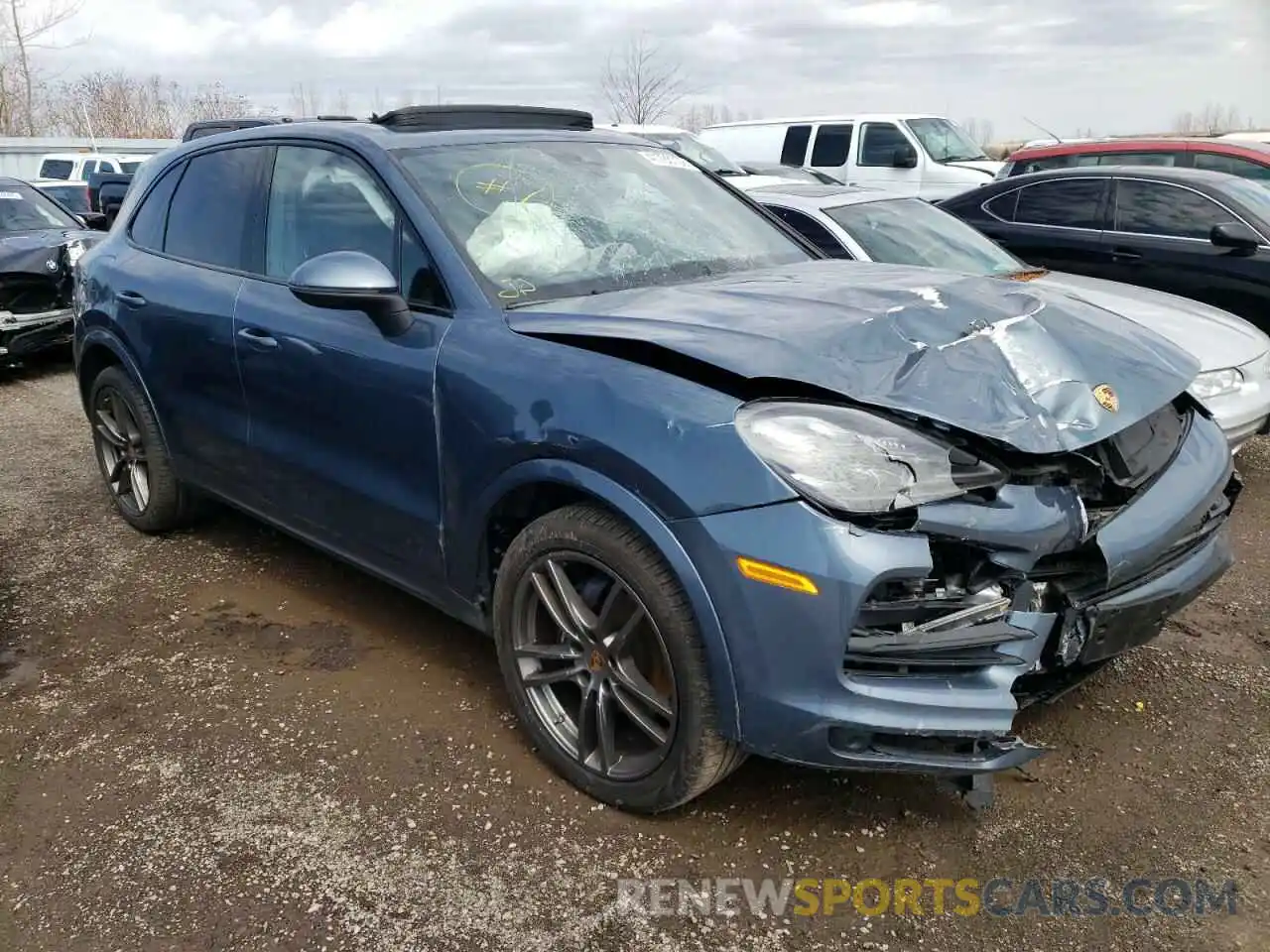 1 Photograph of a damaged car WP1AA2AY5LDA07278 PORSCHE CAYENNE 2020