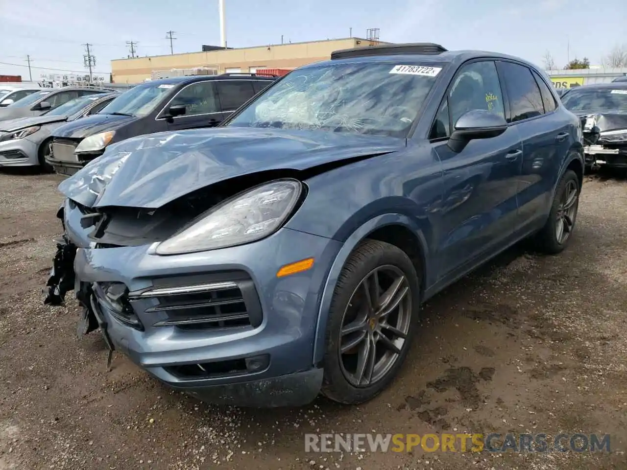 2 Photograph of a damaged car WP1AA2AY5LDA07278 PORSCHE CAYENNE 2020