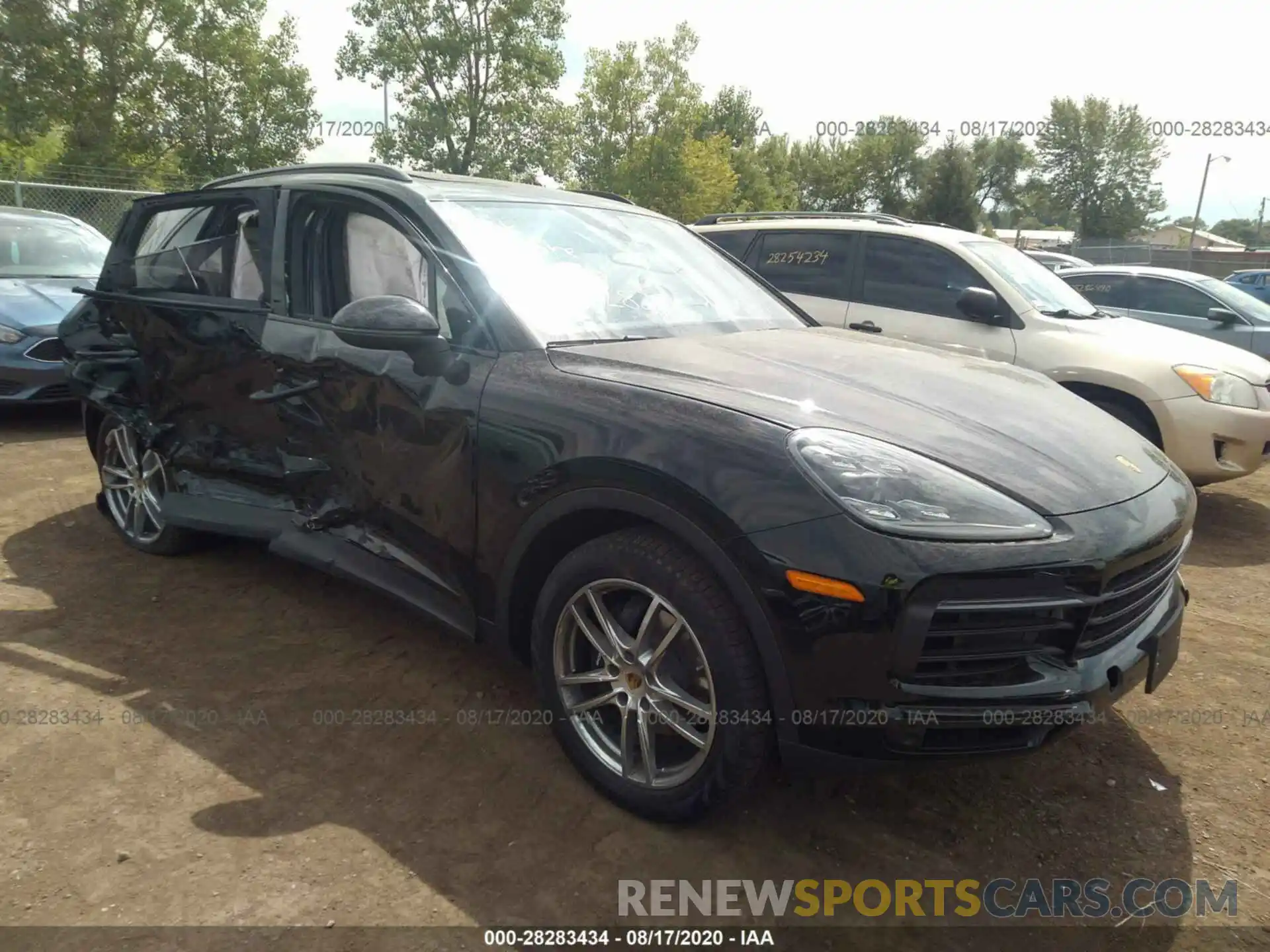 1 Photograph of a damaged car WP1AA2AY5LDA08236 PORSCHE CAYENNE 2020