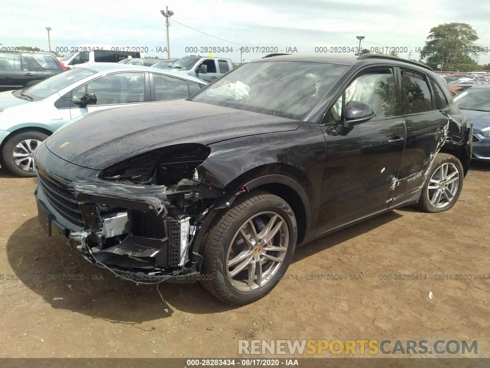 2 Photograph of a damaged car WP1AA2AY5LDA08236 PORSCHE CAYENNE 2020