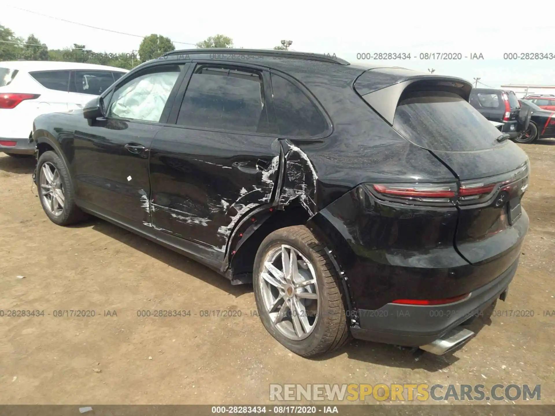 3 Фотография поврежденного автомобиля WP1AA2AY5LDA08236 PORSCHE CAYENNE 2020