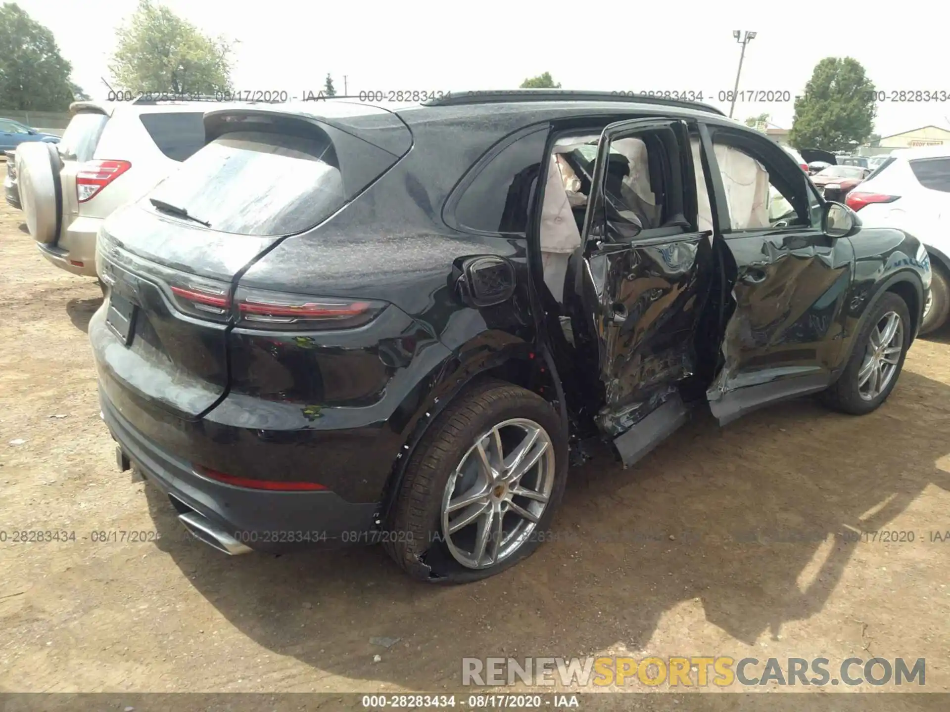 4 Photograph of a damaged car WP1AA2AY5LDA08236 PORSCHE CAYENNE 2020