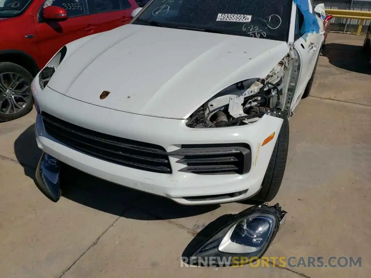 9 Photograph of a damaged car WP1AA2AY5LDA09256 PORSCHE CAYENNE 2020