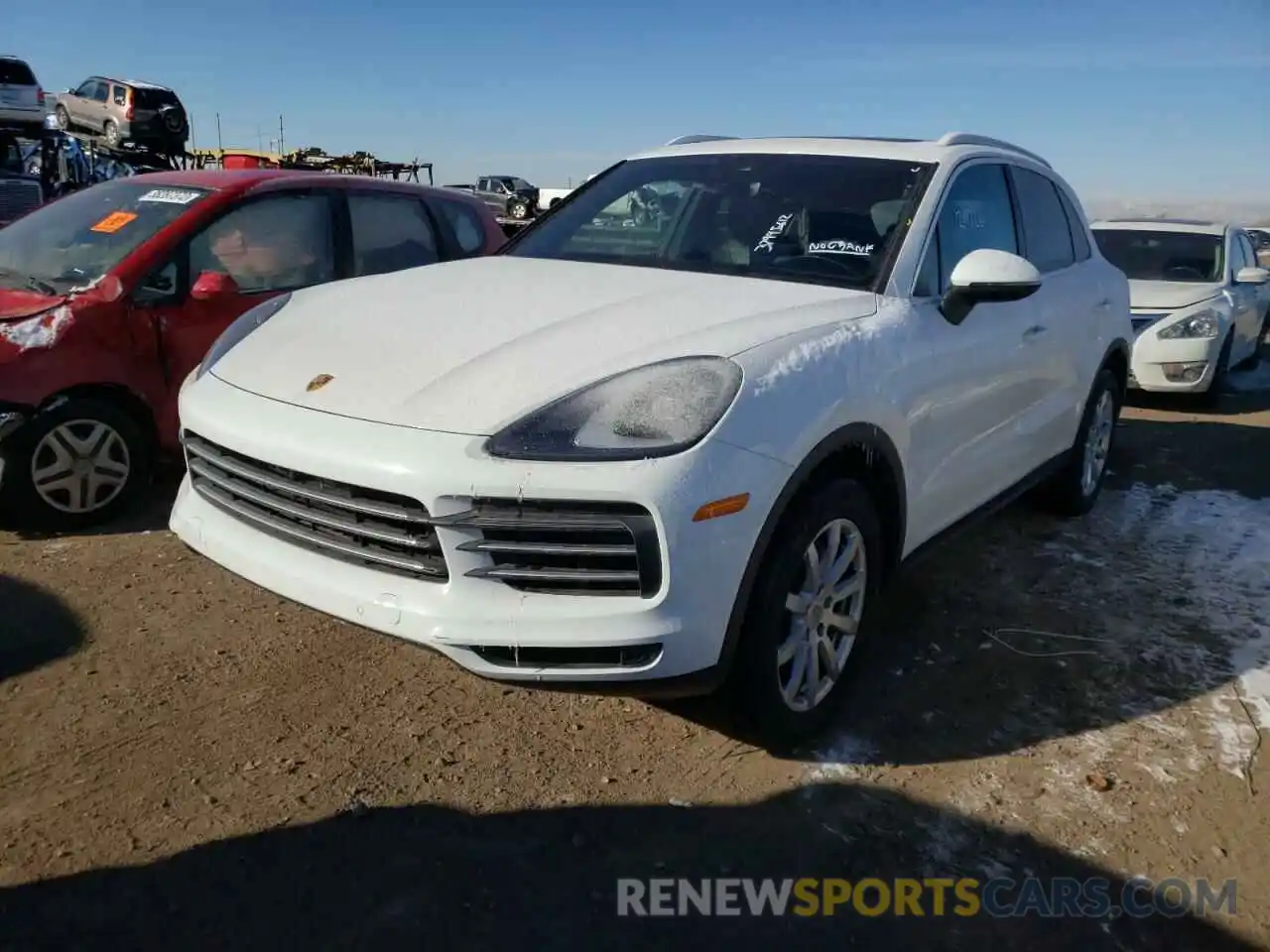 2 Photograph of a damaged car WP1AA2AY6LDA01151 PORSCHE CAYENNE 2020