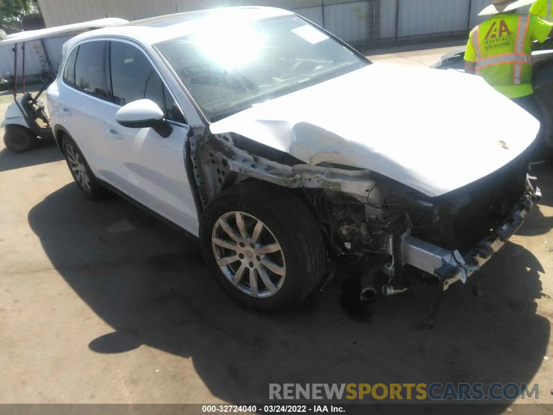 1 Photograph of a damaged car WP1AA2AY6LDA01733 PORSCHE CAYENNE 2020