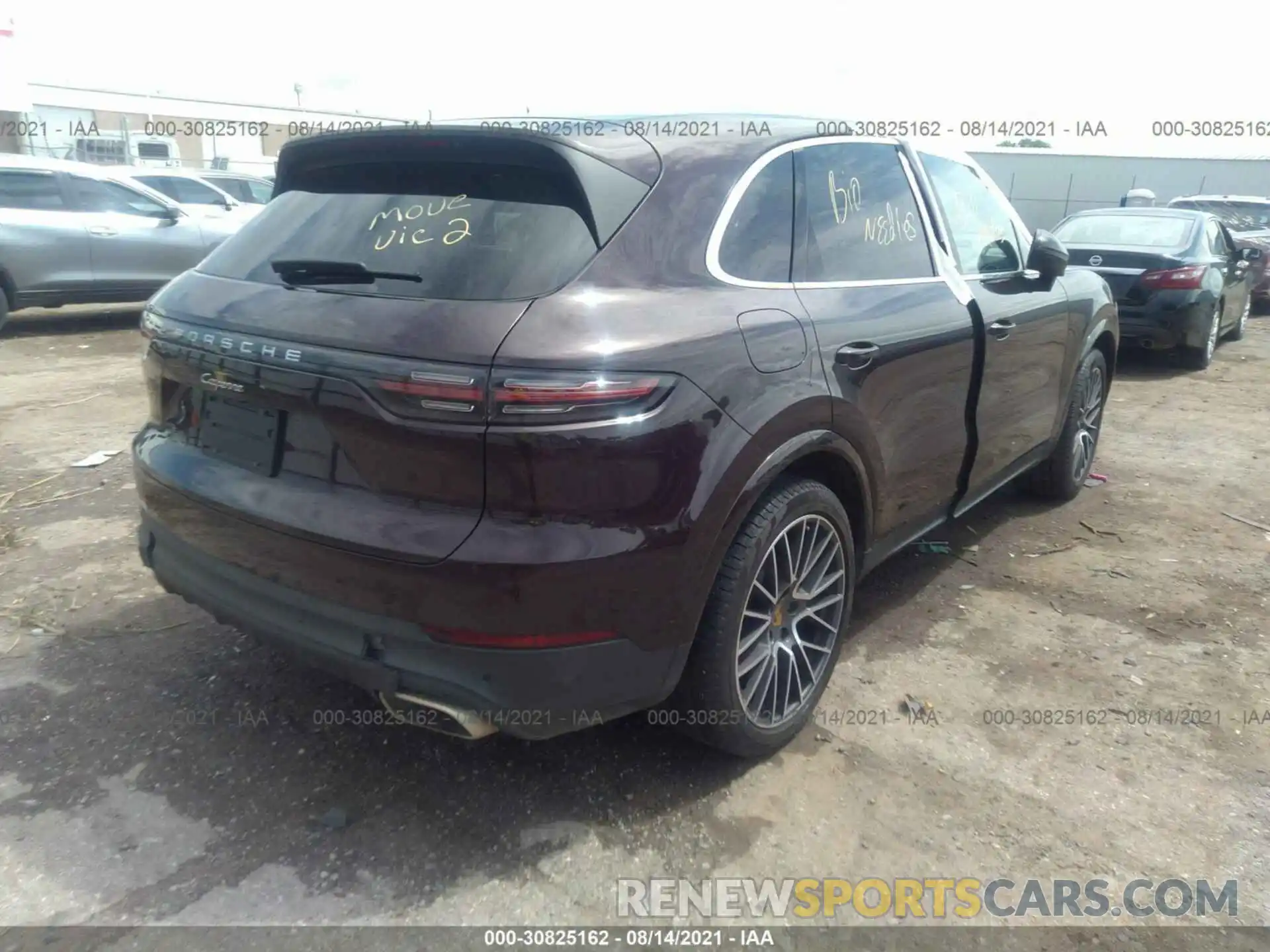 4 Фотография поврежденного автомобиля WP1AA2AY6LDA08388 PORSCHE CAYENNE 2020