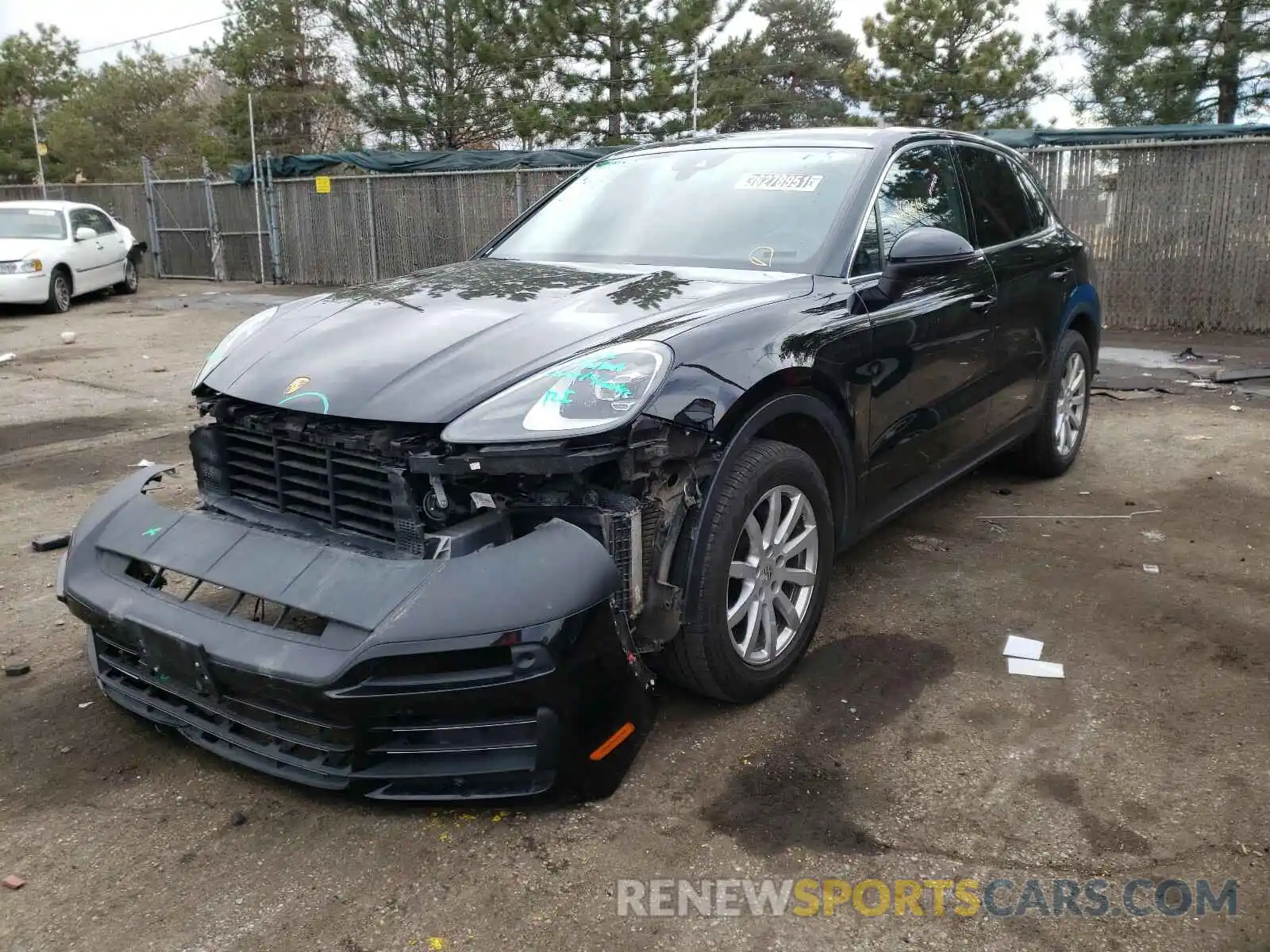 2 Photograph of a damaged car WP1AA2AY7LDA01739 PORSCHE CAYENNE 2020