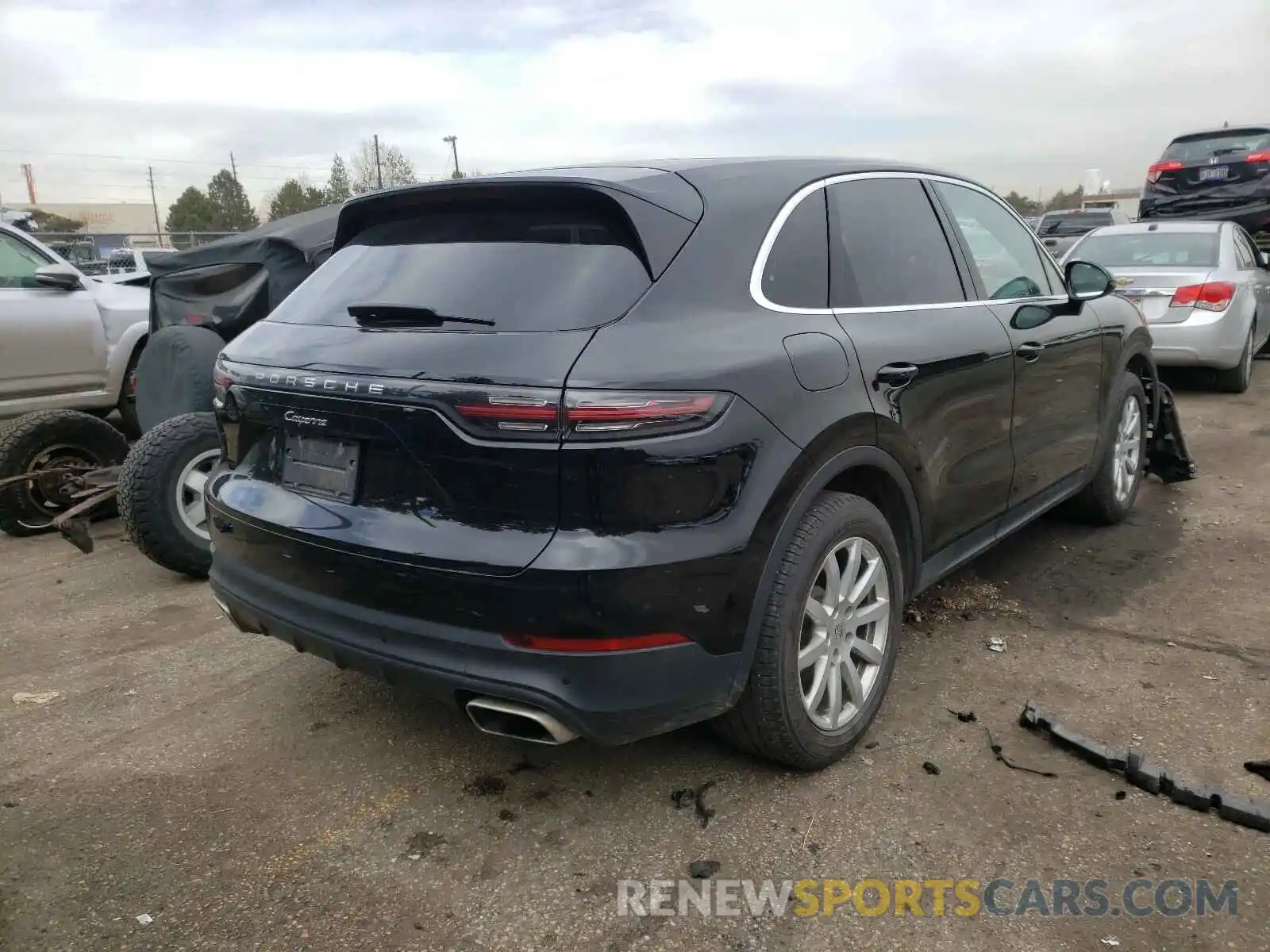 4 Photograph of a damaged car WP1AA2AY7LDA01739 PORSCHE CAYENNE 2020