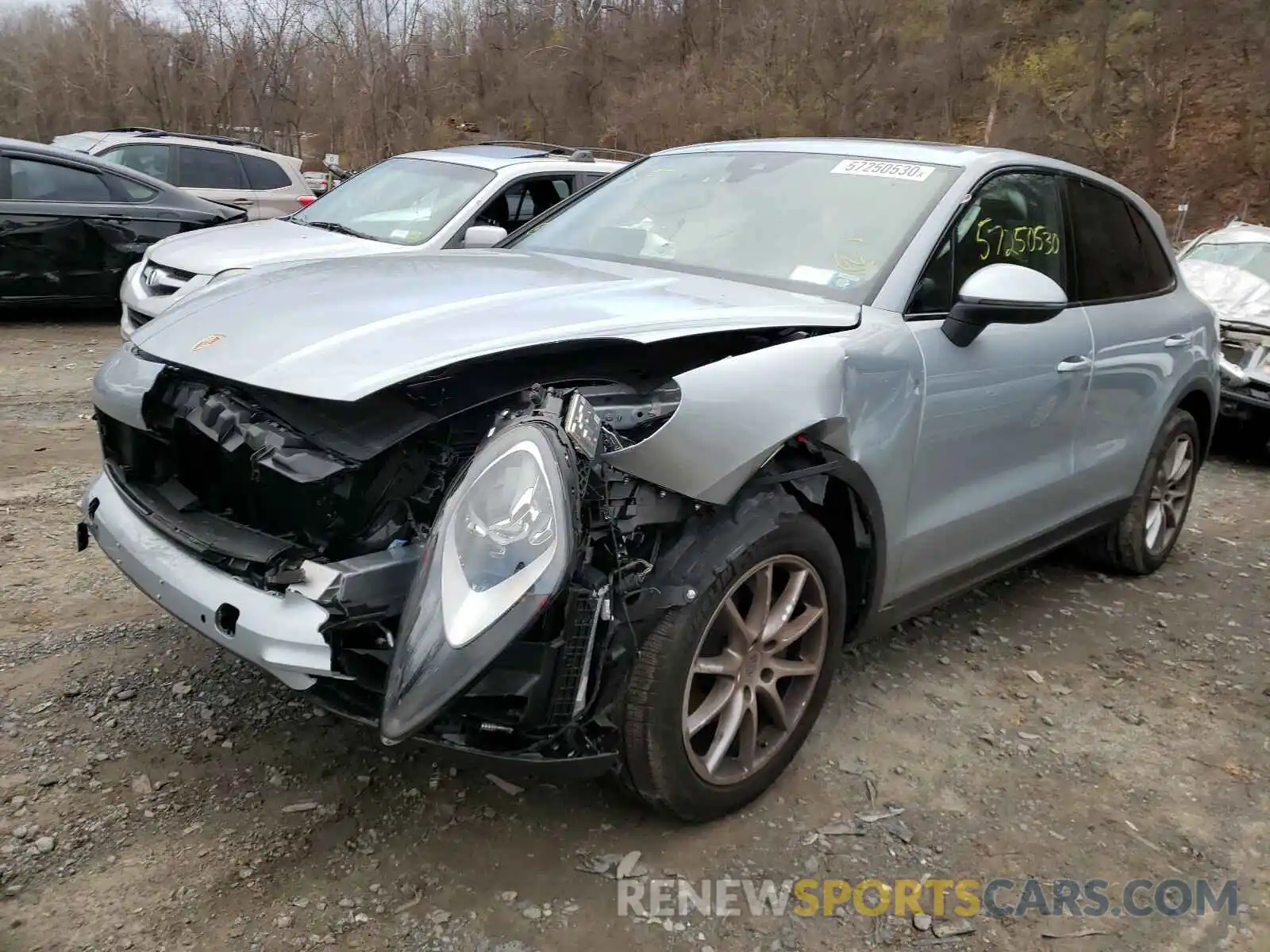 2 Photograph of a damaged car WP1AA2AY7LDA04043 PORSCHE CAYENNE 2020