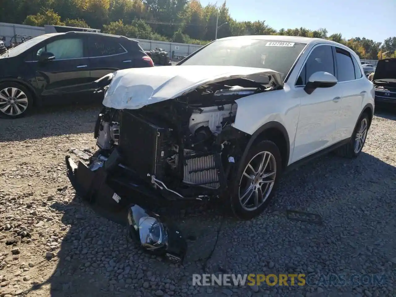 2 Photograph of a damaged car WP1AA2AY7LDA05970 PORSCHE CAYENNE 2020