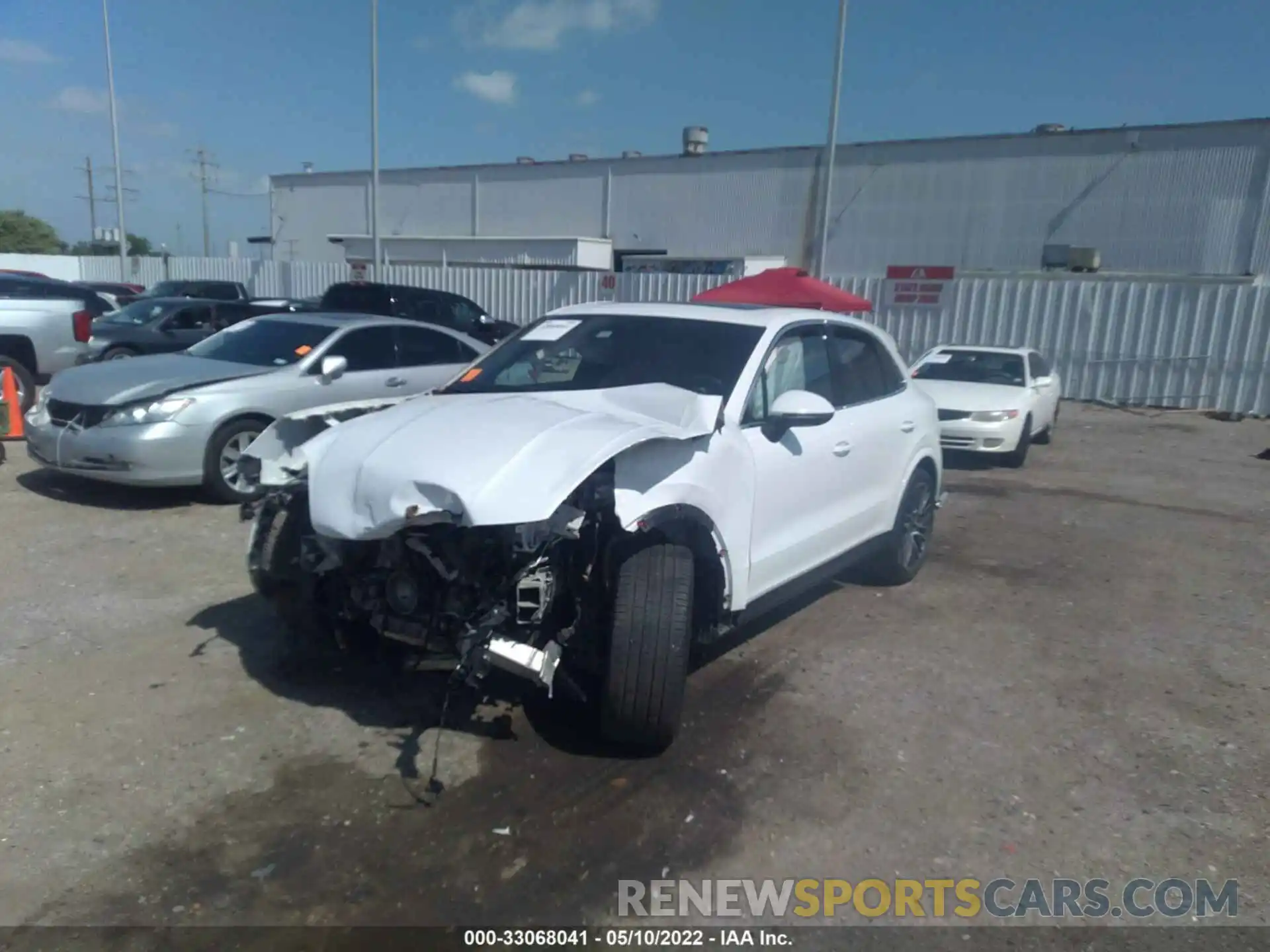 2 Photograph of a damaged car WP1AA2AY7LDA08464 PORSCHE CAYENNE 2020