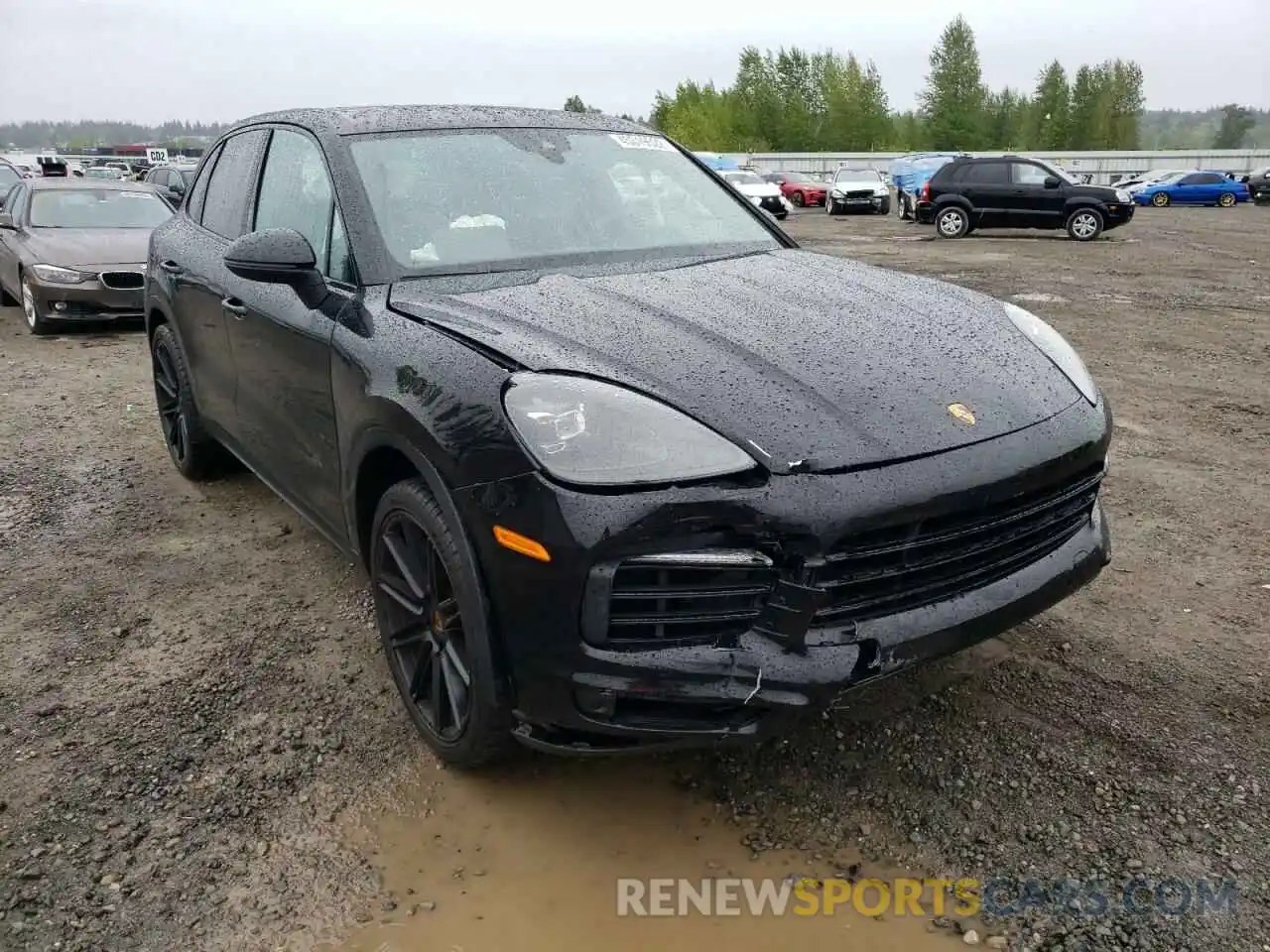 1 Photograph of a damaged car WP1AA2AY8LDA02074 PORSCHE CAYENNE 2020