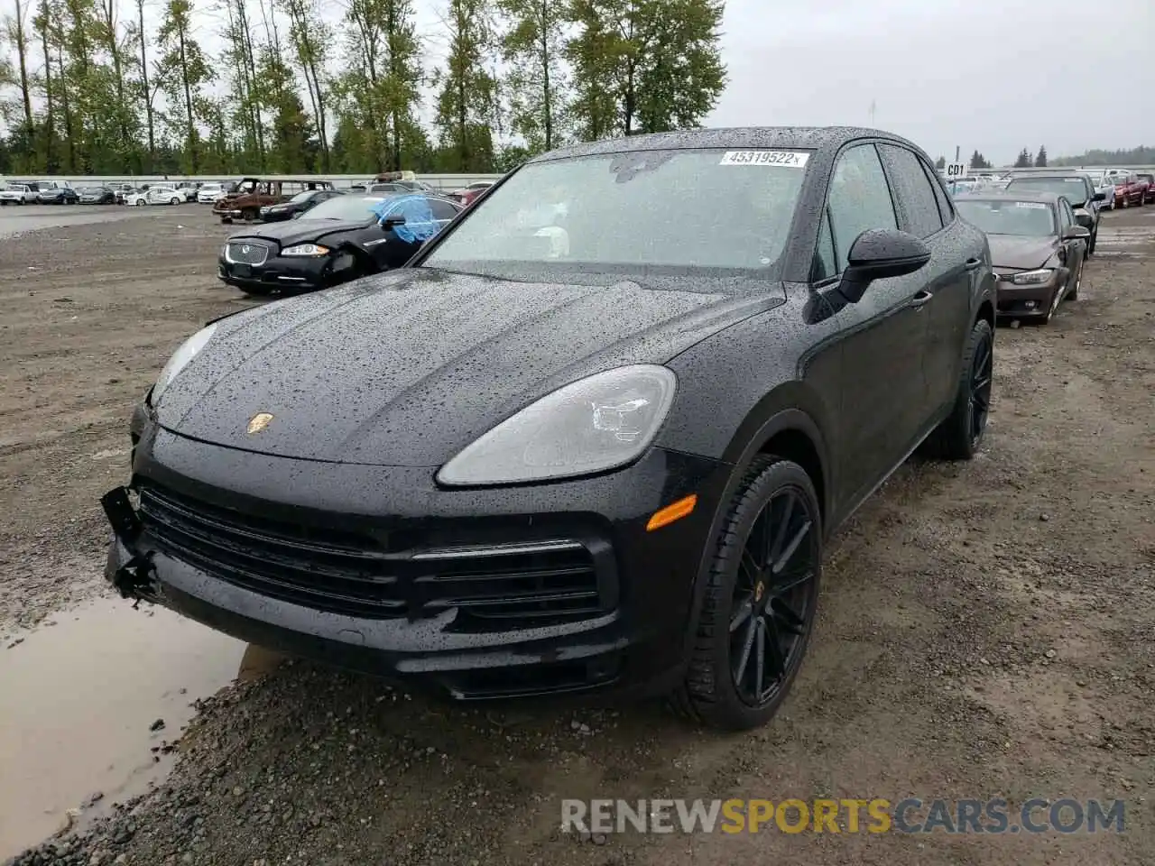 2 Photograph of a damaged car WP1AA2AY8LDA02074 PORSCHE CAYENNE 2020