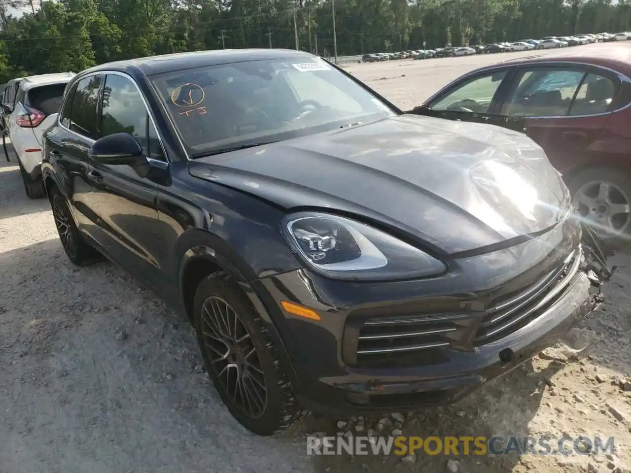 1 Photograph of a damaged car WP1AA2AY8LDA02964 PORSCHE CAYENNE 2020