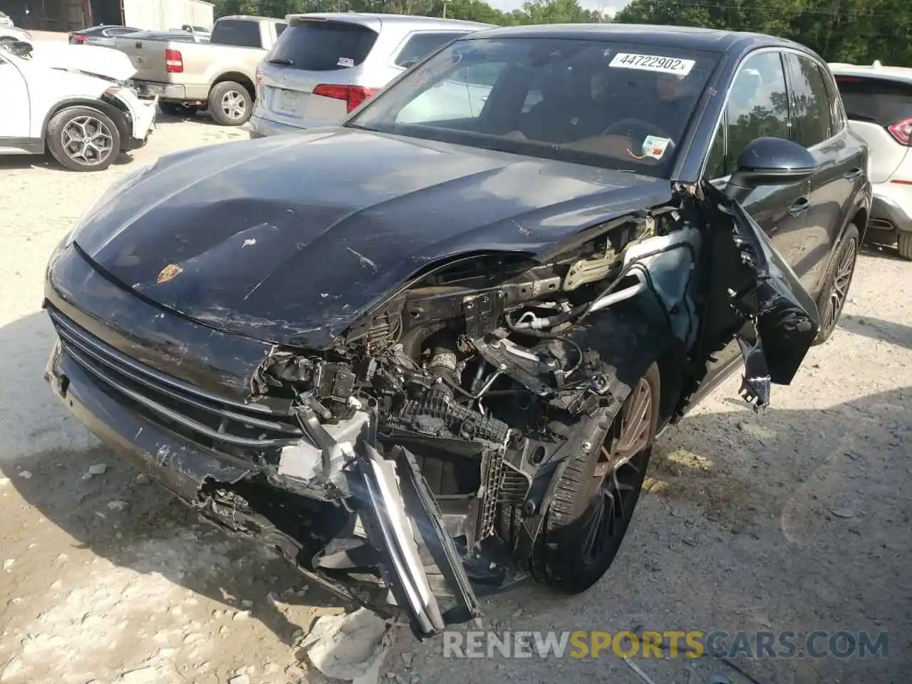 2 Photograph of a damaged car WP1AA2AY8LDA02964 PORSCHE CAYENNE 2020