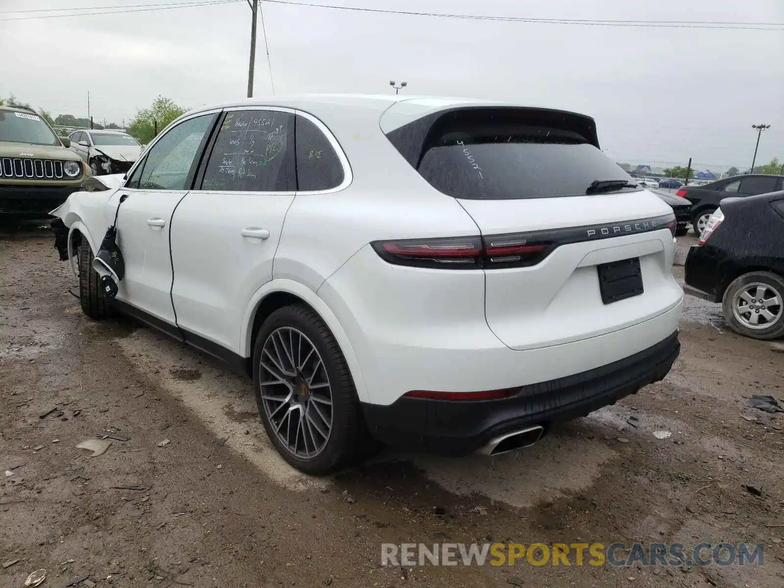 3 Фотография поврежденного автомобиля WP1AA2AY8LDA03757 PORSCHE CAYENNE 2020