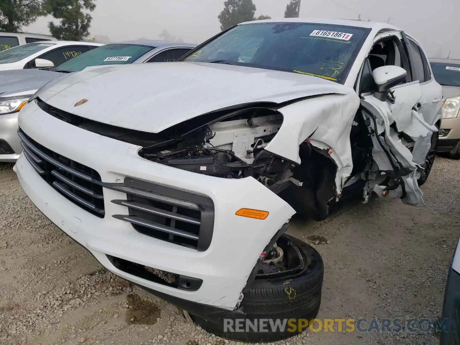 2 Photograph of a damaged car WP1AA2AY8LDA04133 PORSCHE CAYENNE 2020