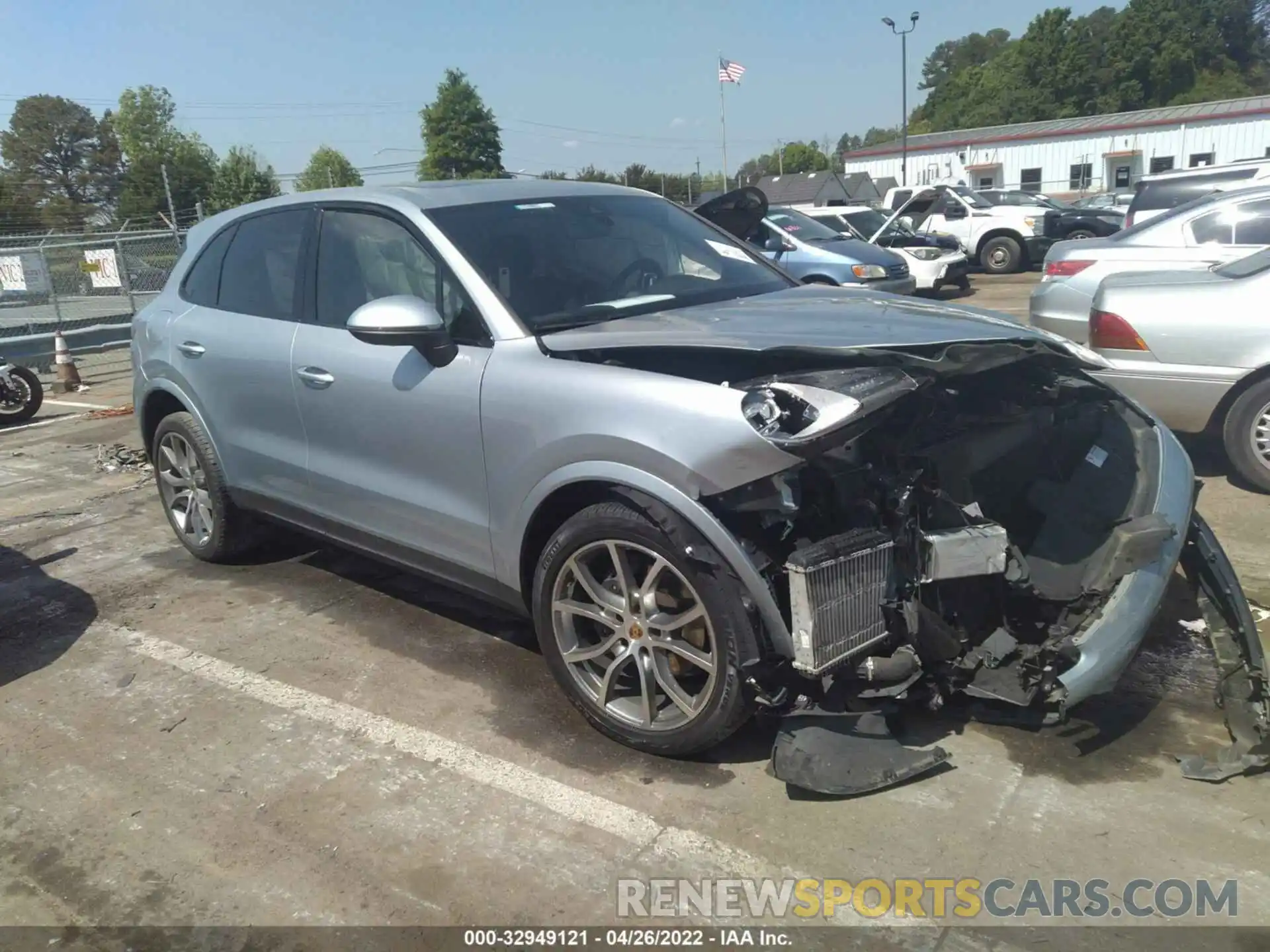 1 Photograph of a damaged car WP1AA2AY8LDA04343 PORSCHE CAYENNE 2020