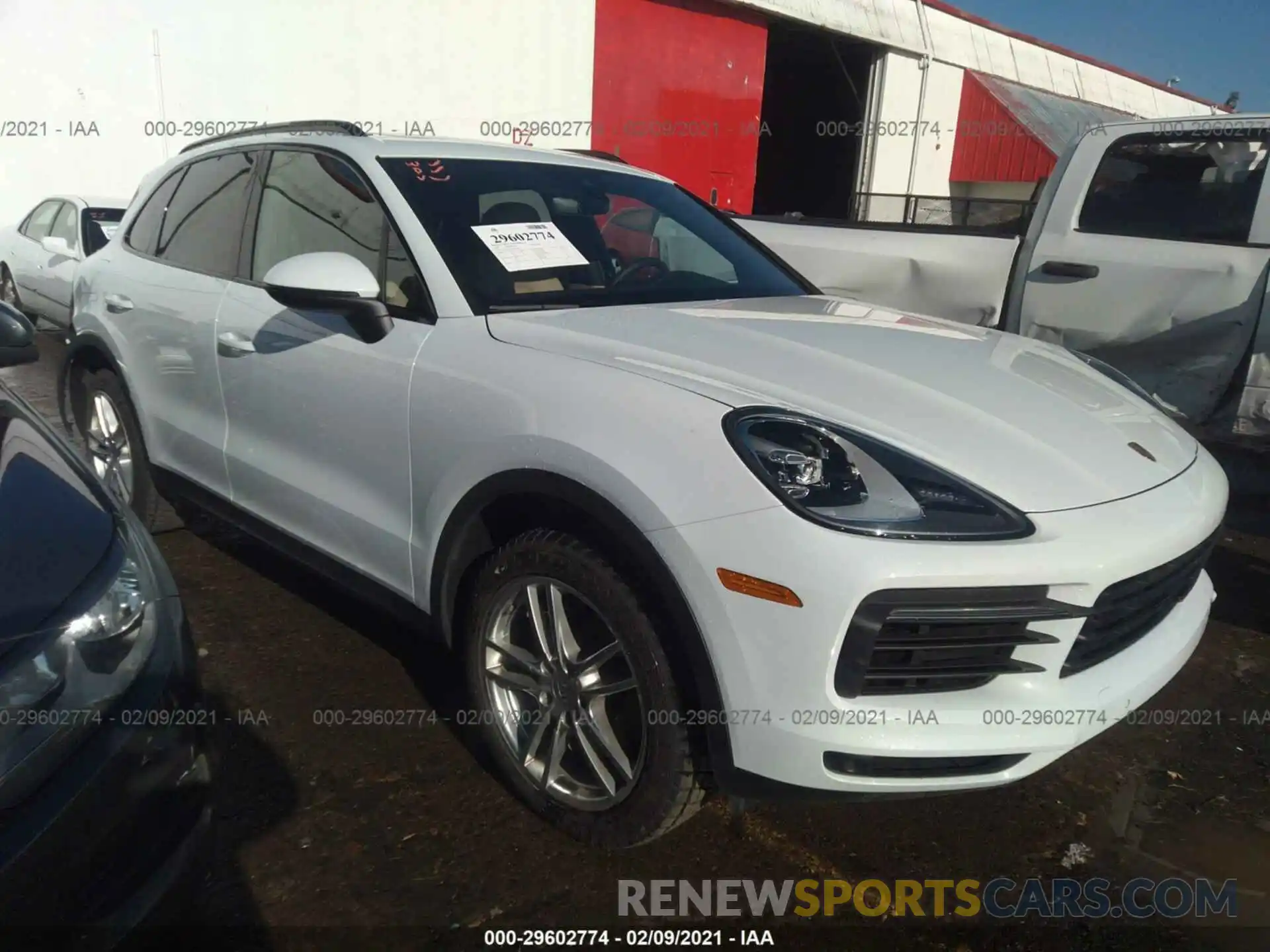 1 Photograph of a damaged car WP1AA2AY8LDA08280 PORSCHE CAYENNE 2020