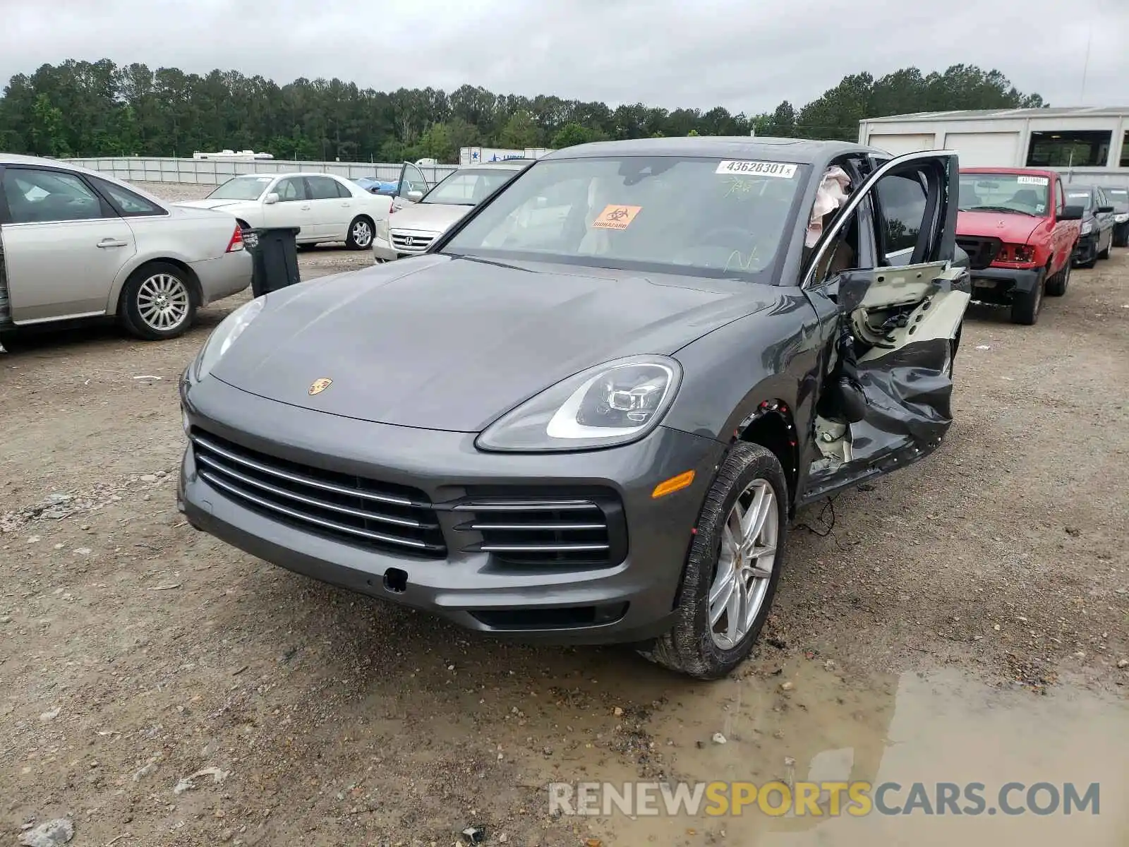 2 Photograph of a damaged car WP1AA2AY8LDA10482 PORSCHE CAYENNE 2020