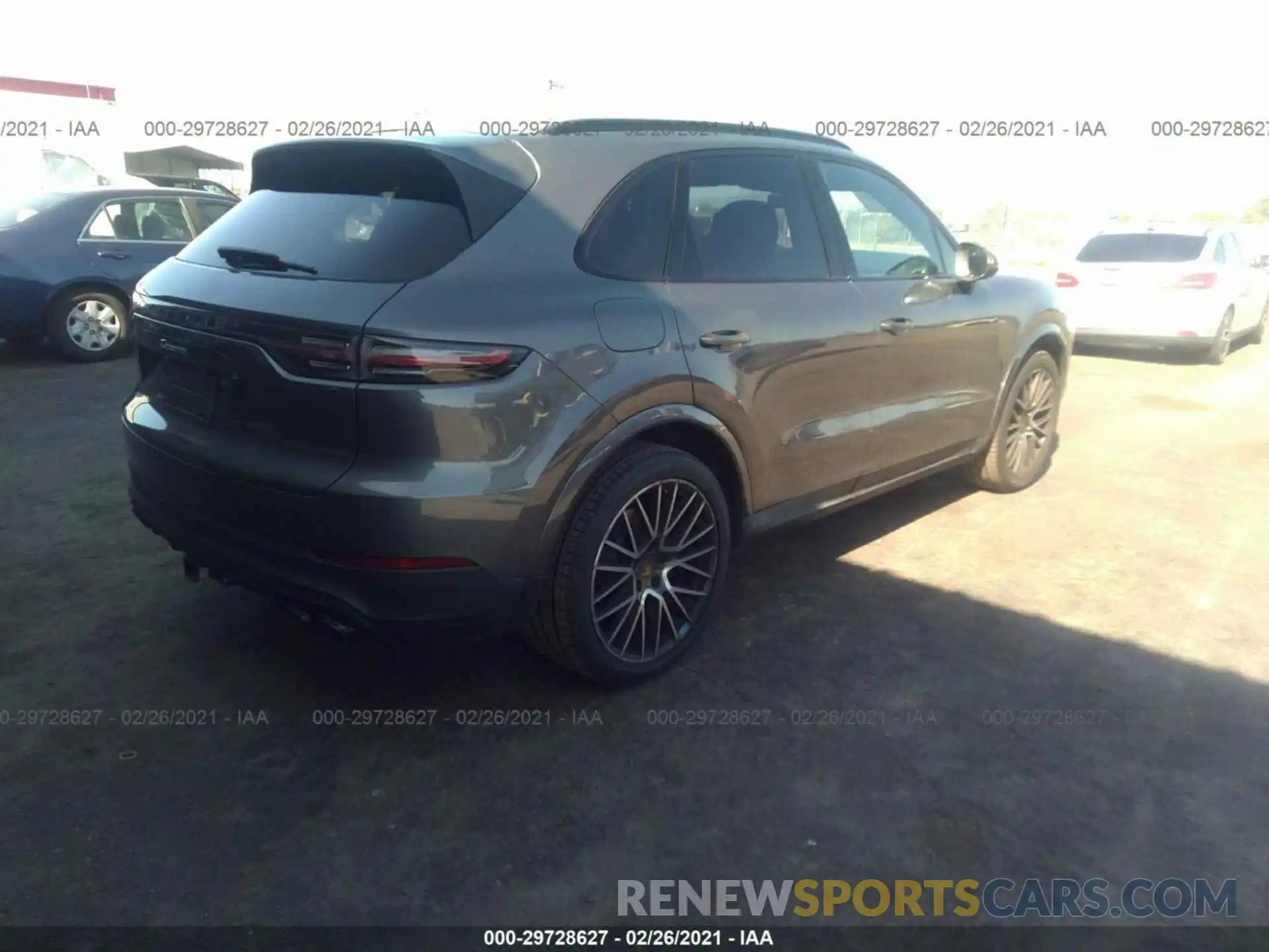 4 Photograph of a damaged car WP1AA2AY9LDA00334 PORSCHE CAYENNE 2020