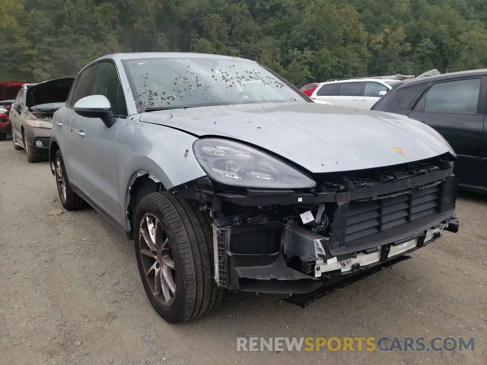 1 Photograph of a damaged car WP1AA2AY9LDA01242 PORSCHE CAYENNE 2020