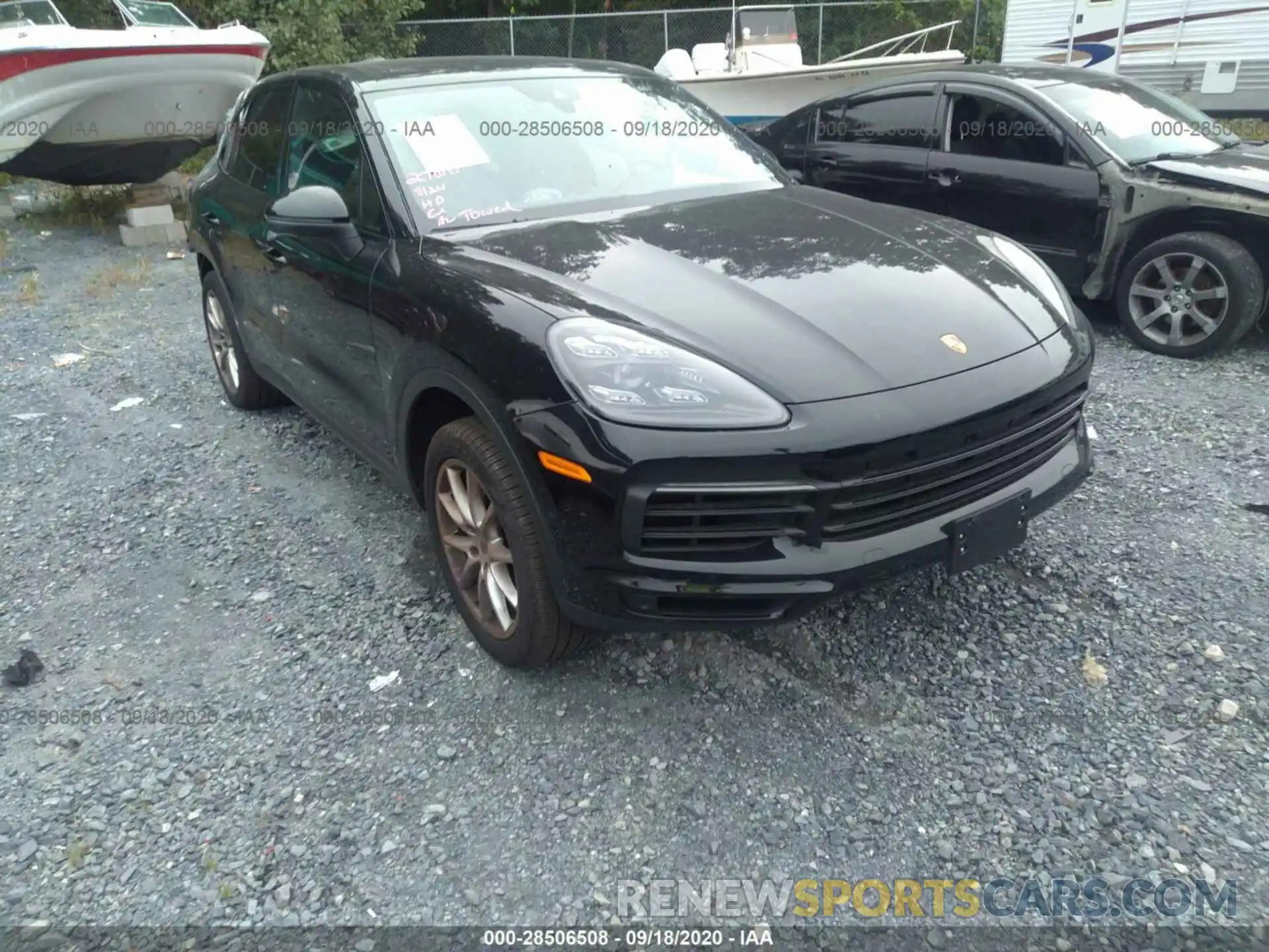 1 Photograph of a damaged car WP1AA2AY9LDA03282 PORSCHE CAYENNE 2020